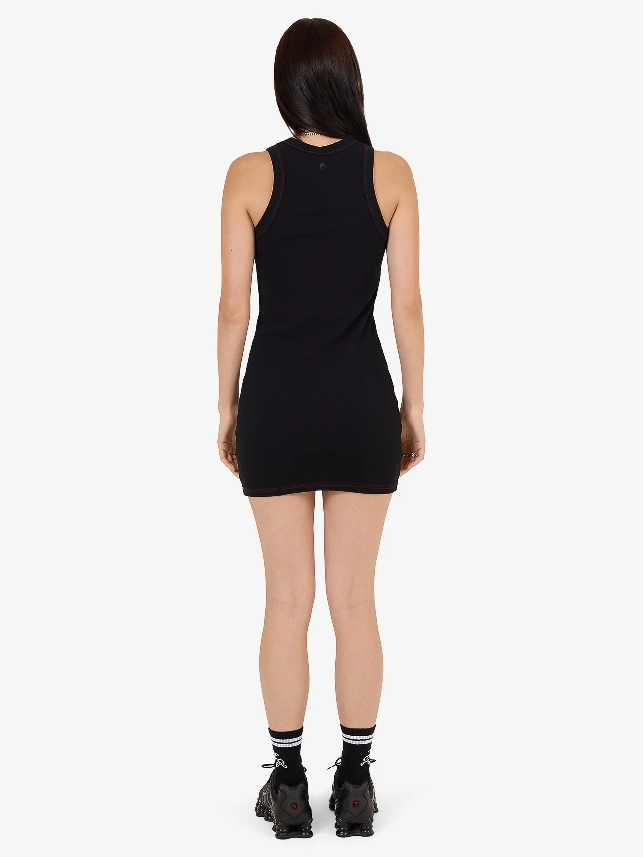 Snake Eyes Slim Fit Tank Mini Dress - Black - Image 4