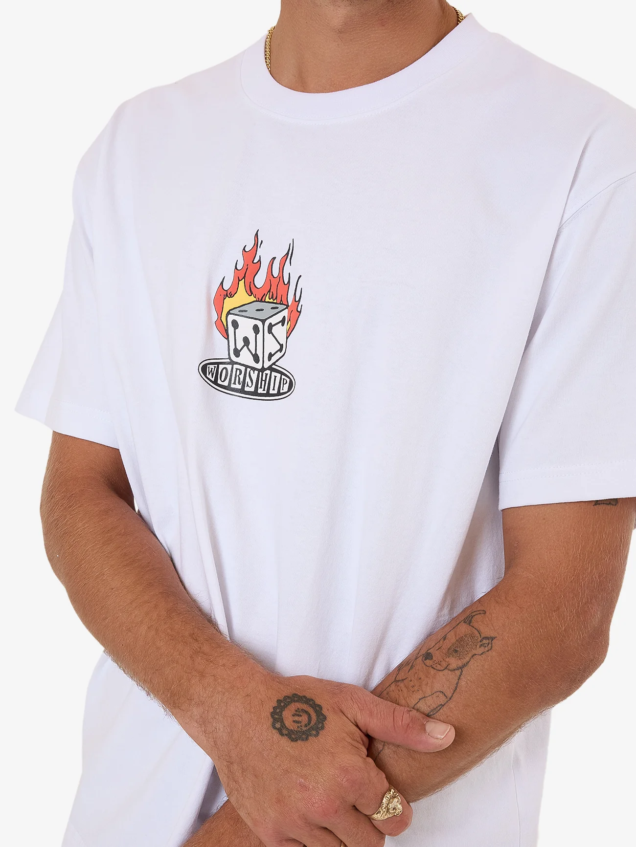 Snake Eyes Tee - White - Image 3