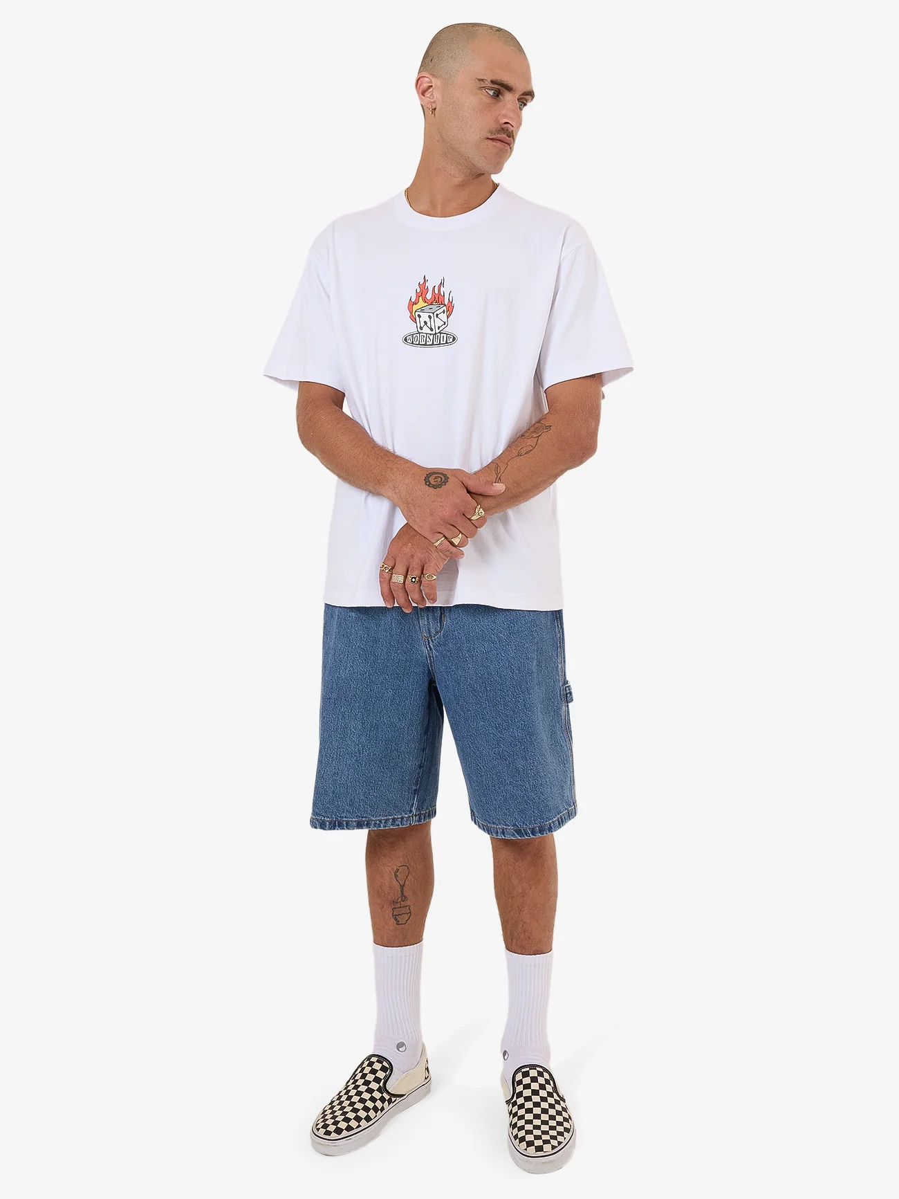 Snake Eyes Tee - White - Image 4