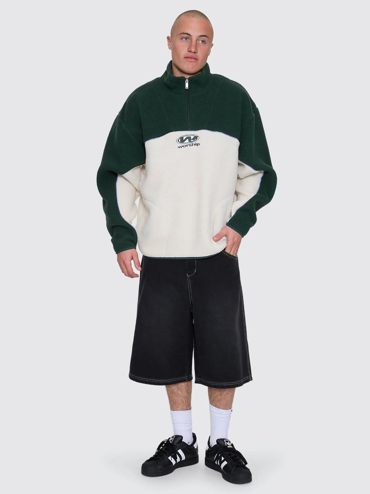 Sonic Quarter Zip Sherpa Fleece - Zine - Image 4