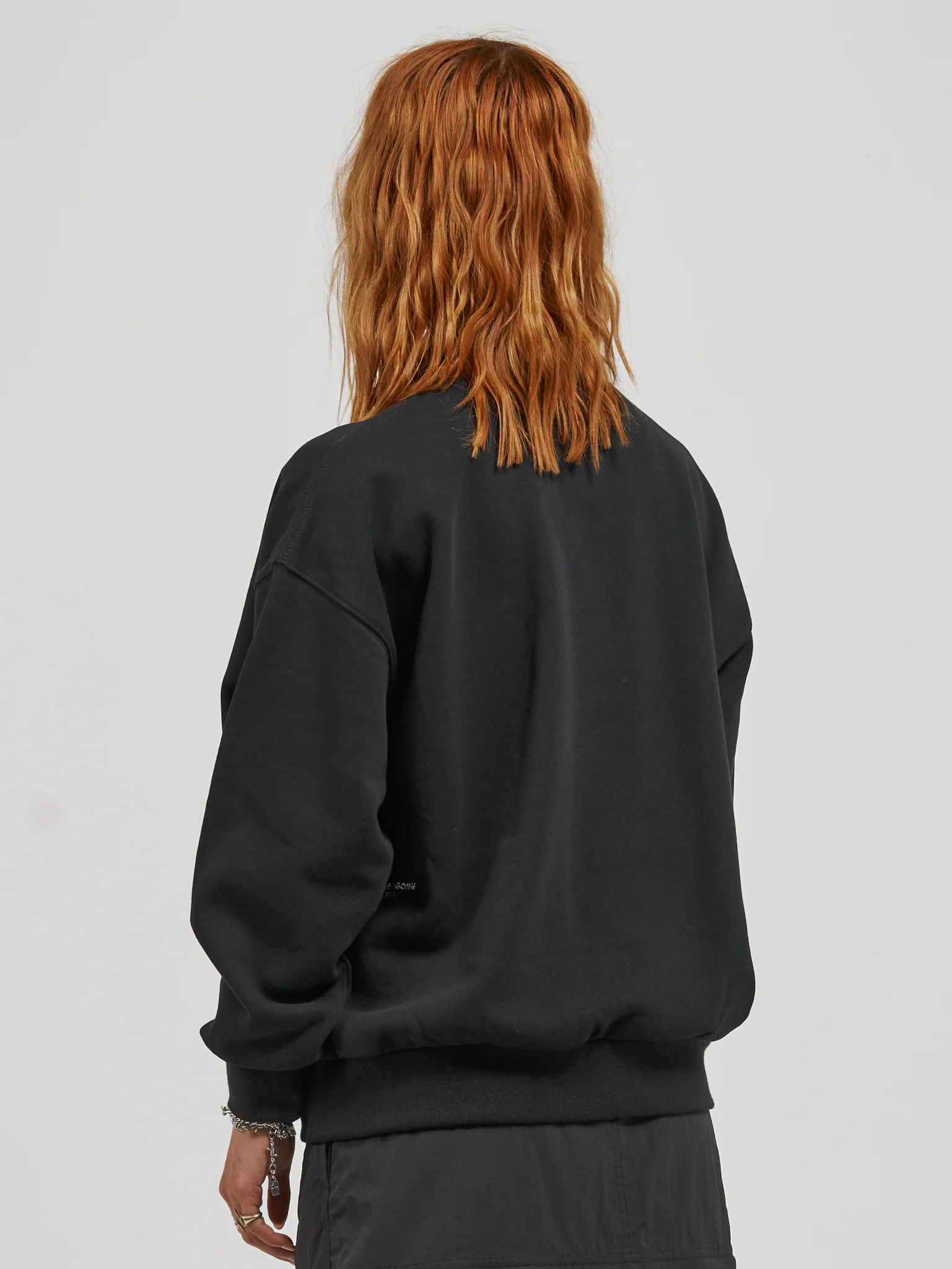 Split Decision Box Fit Crew - Black - Image 4