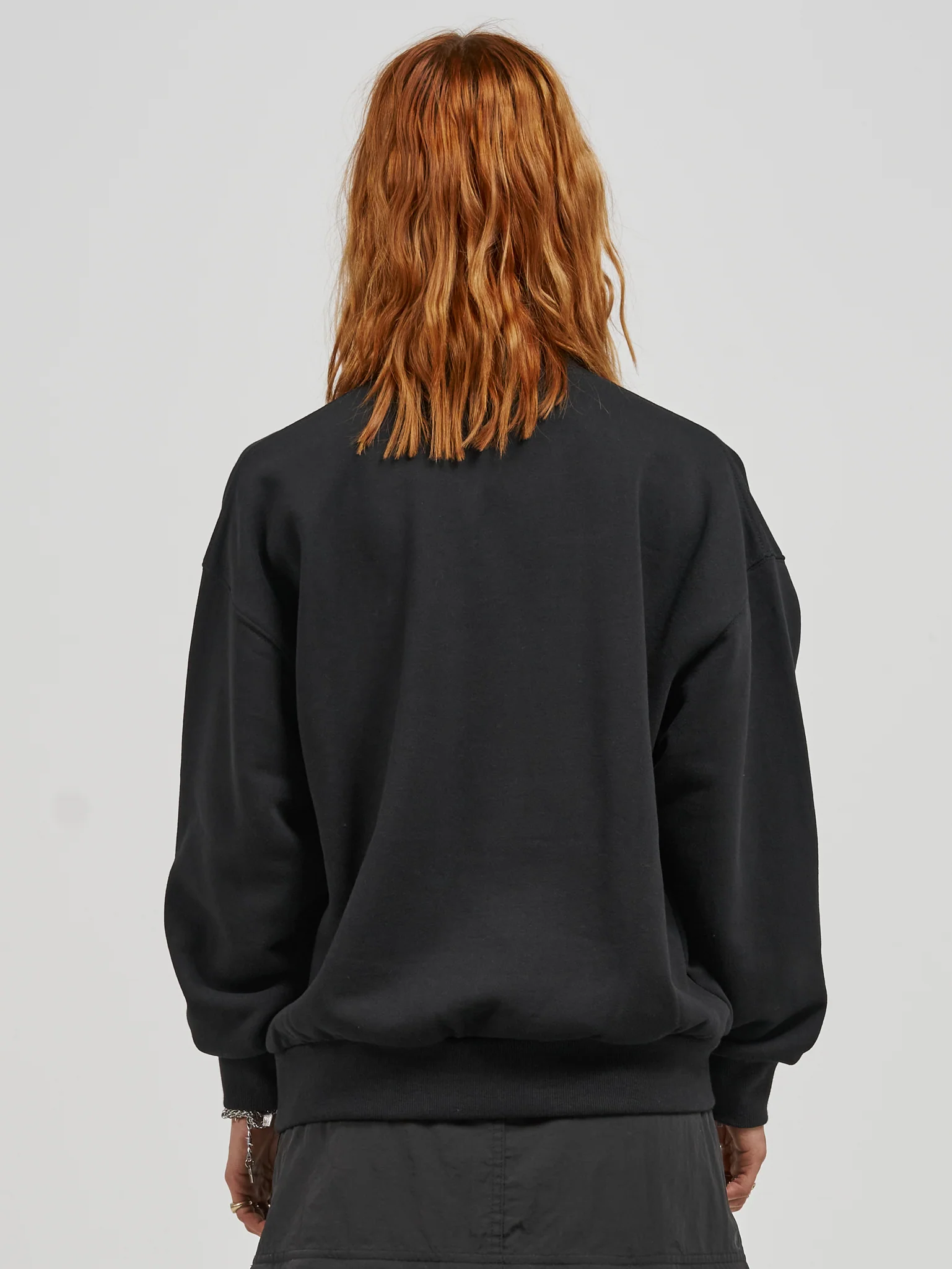 Split Decision Box Fit Crew - Black - Image 5