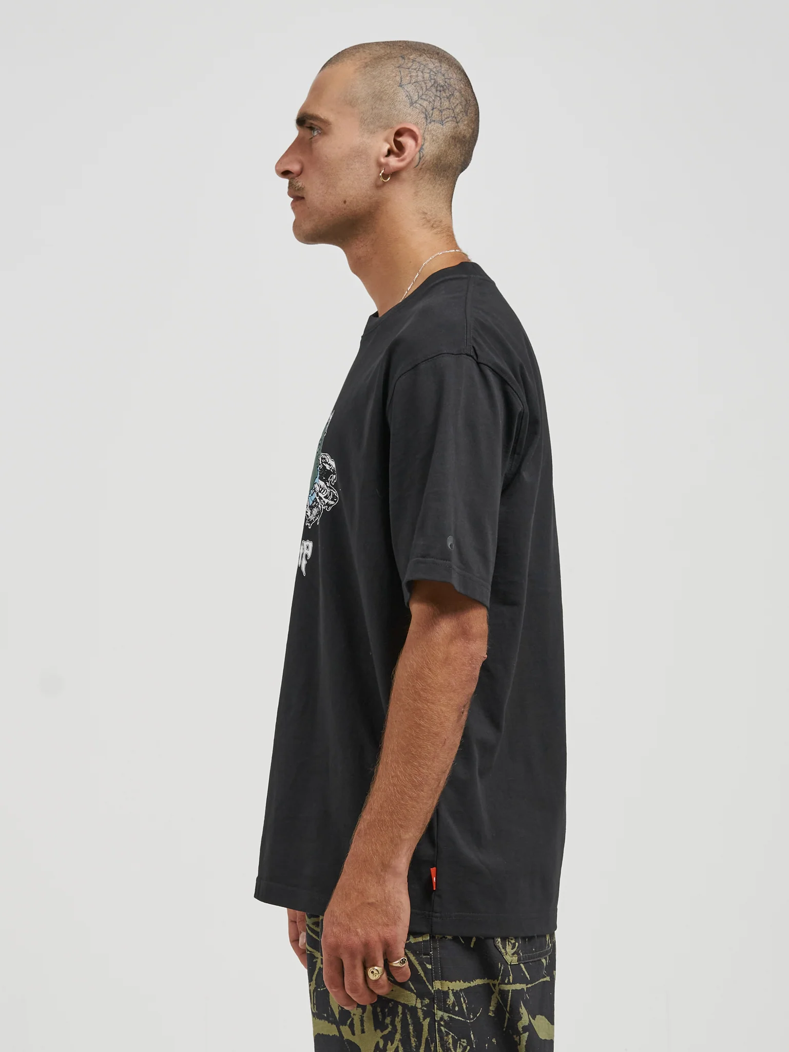 Split Decision Tee - Black - Image 3