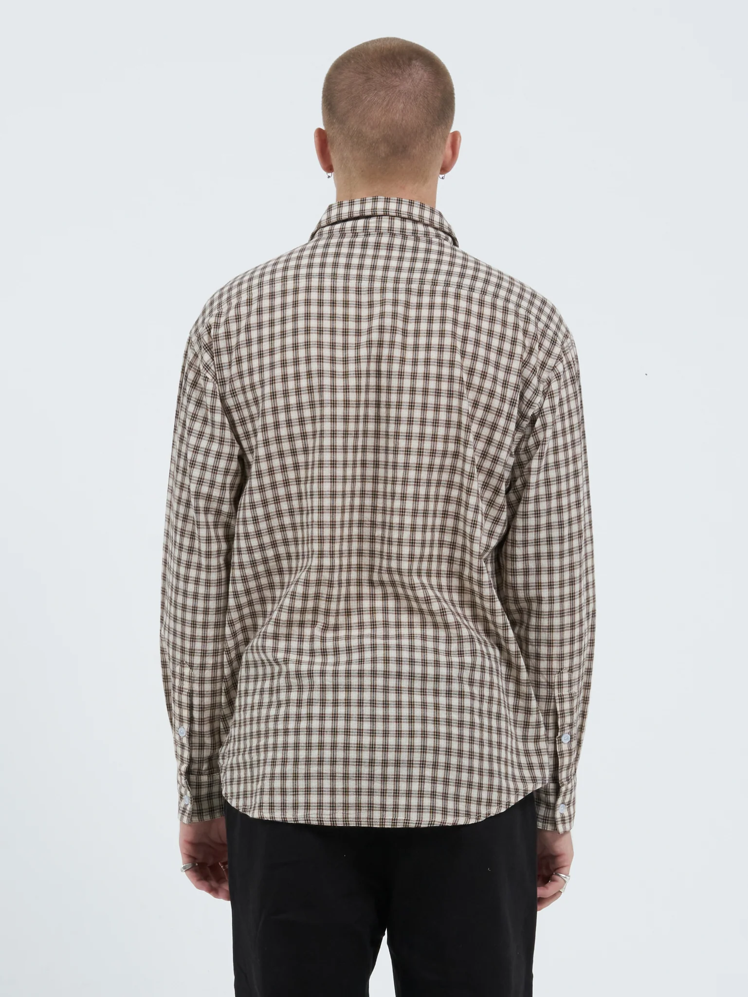 Square Eyes Long Sleeve Shirt - Veneer Brown - Image 2