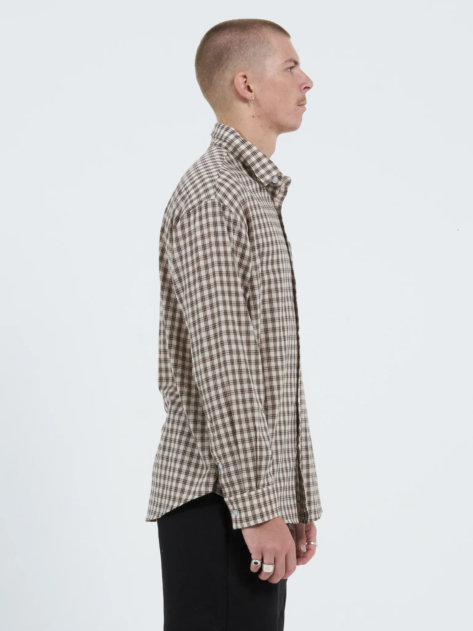 Square Eyes Long Sleeve Shirt - Veneer Brown - Image 4