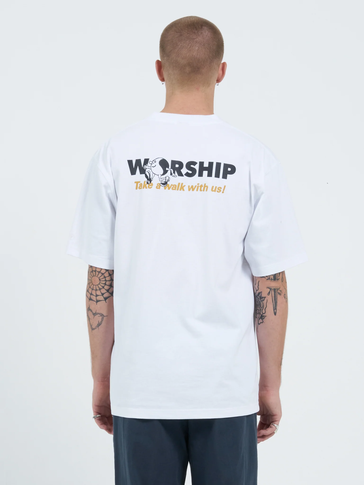 Square Eyes Tee - White - Image 2