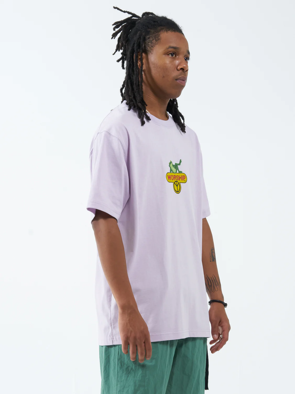 Stress Less Tee - Orchid Hush - Image 4