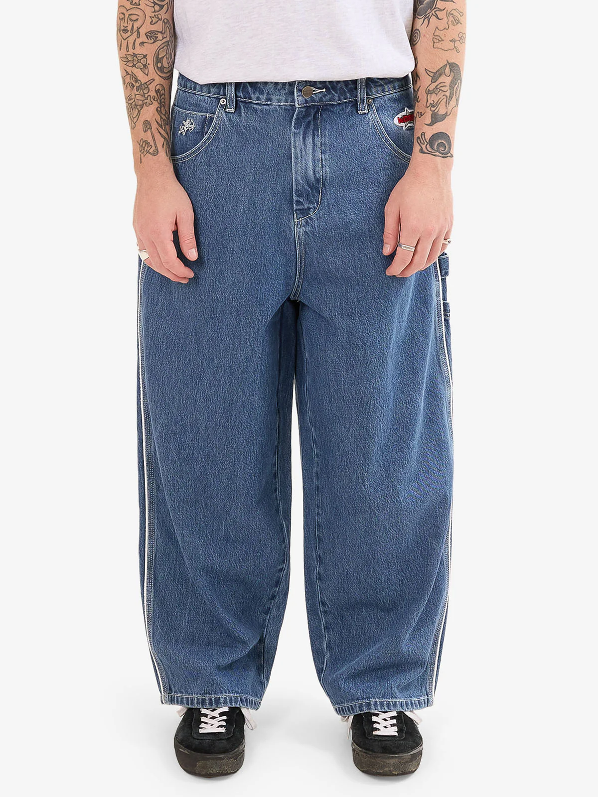 Striker Dozer Jean - Steady Mid Blue - Image 8