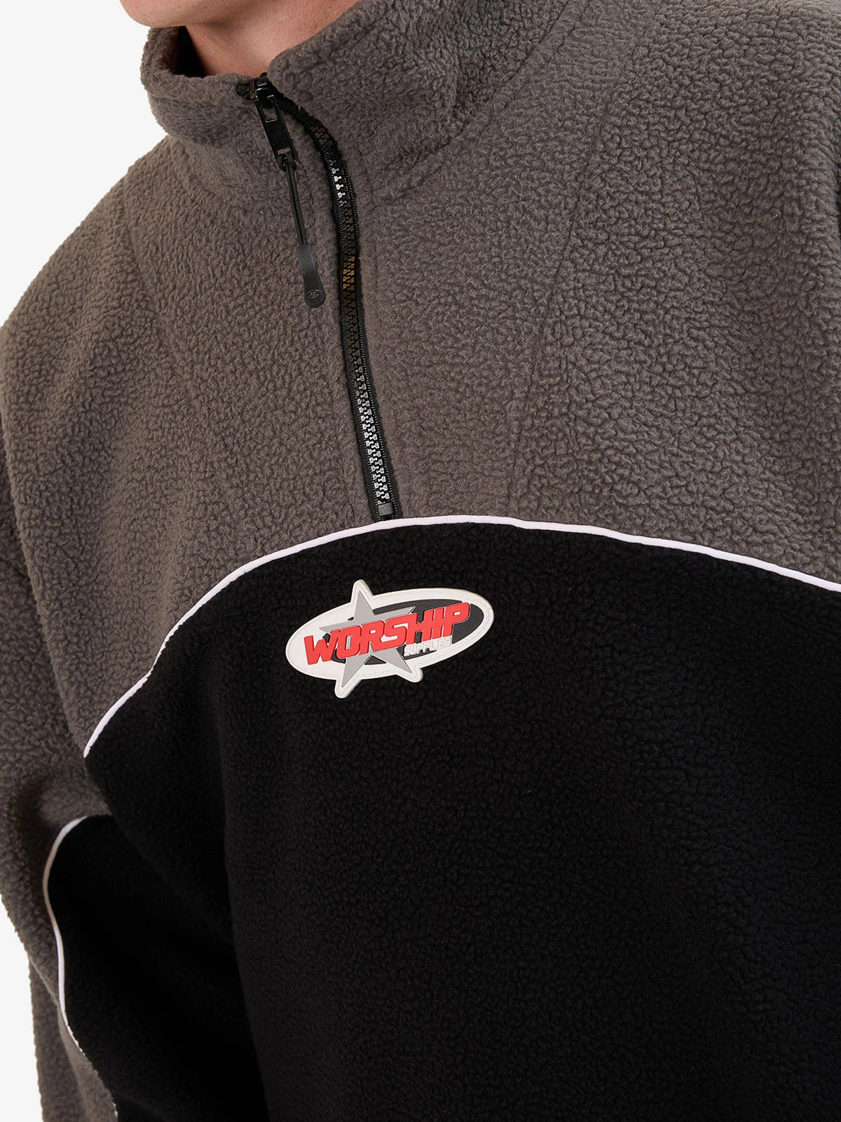 Striker Quarter Zip Polar Fleece - Black - Image 2