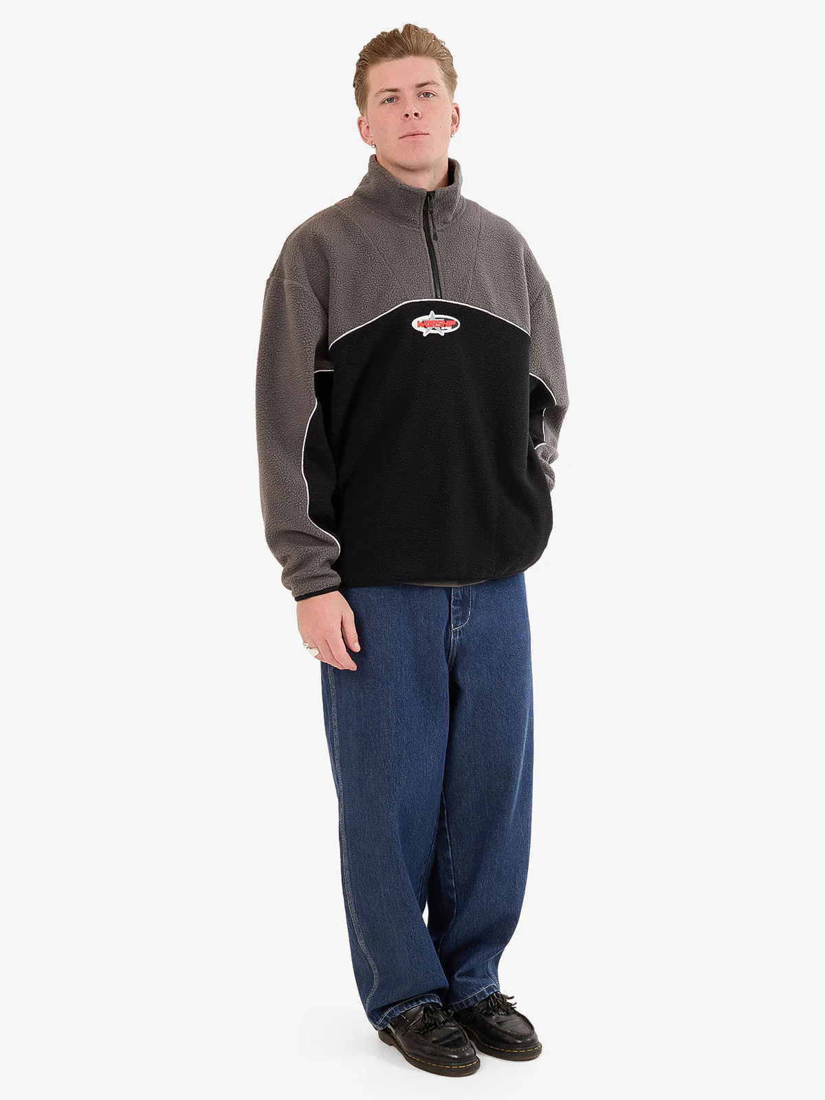 Striker Quarter Zip Polar Fleece - Black - Image 4