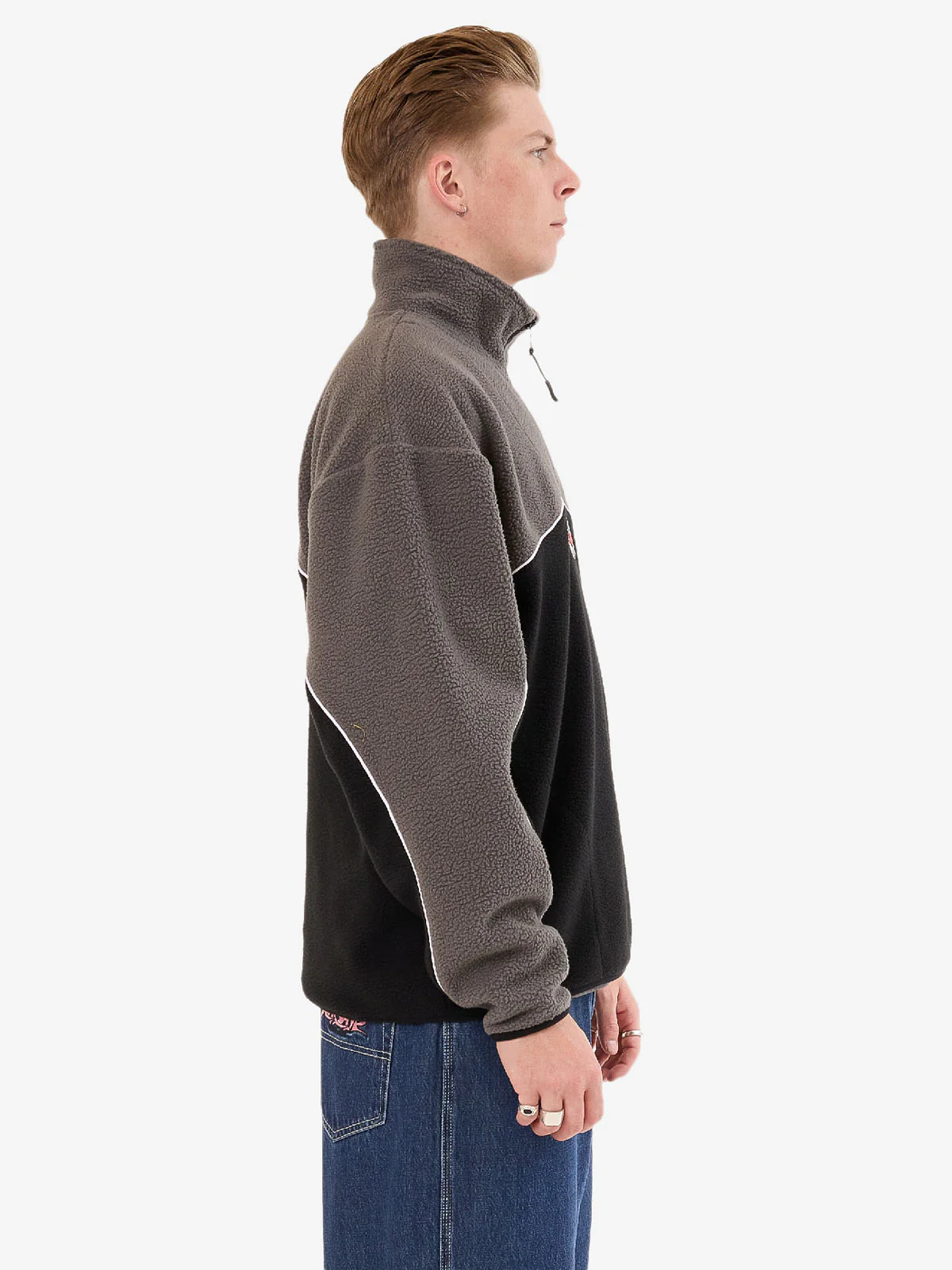 Striker Quarter Zip Polar Fleece - Black - Image 7