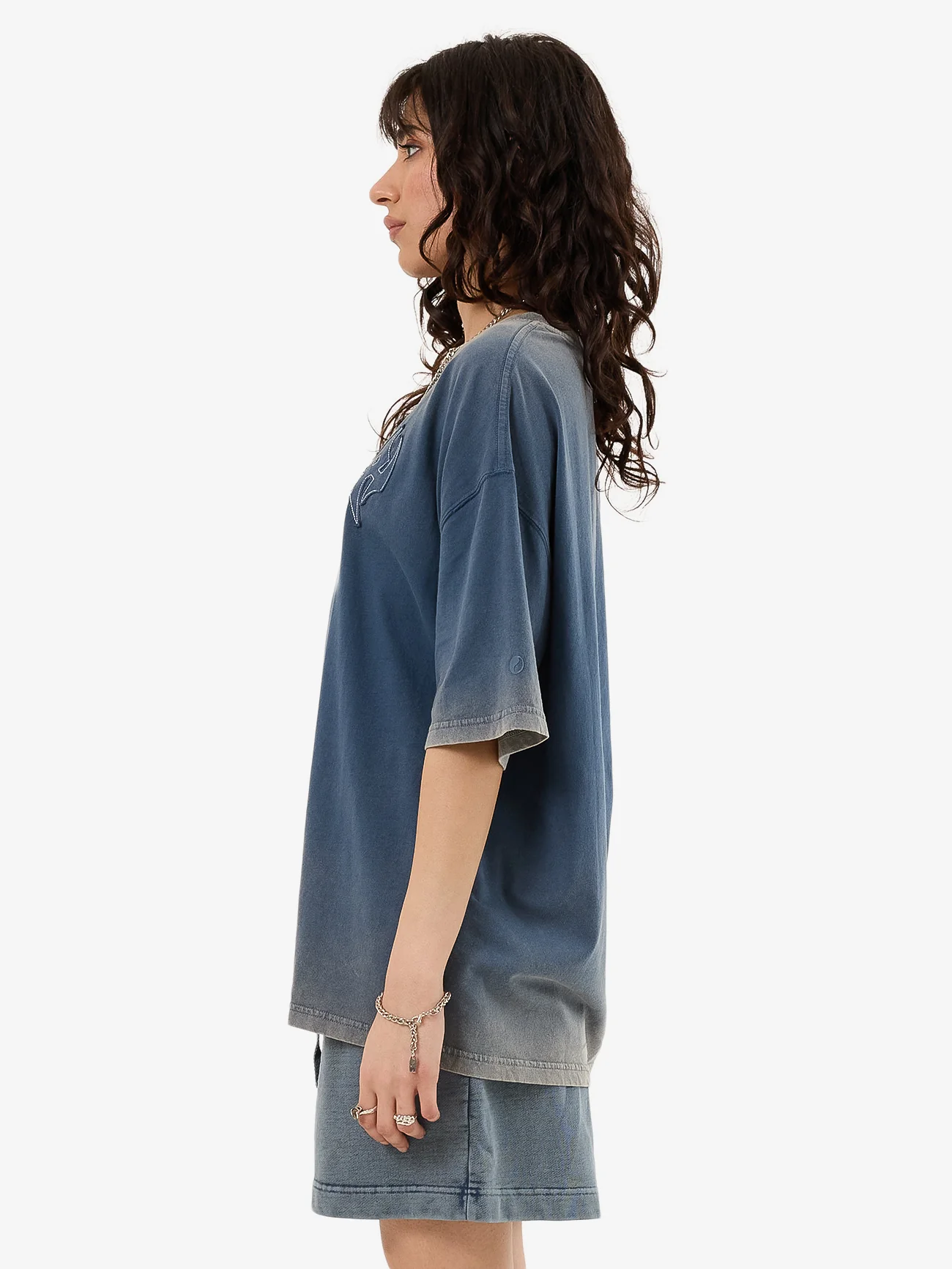 Summons Relaxed Fit Tee - Glazed Blue - Image 3