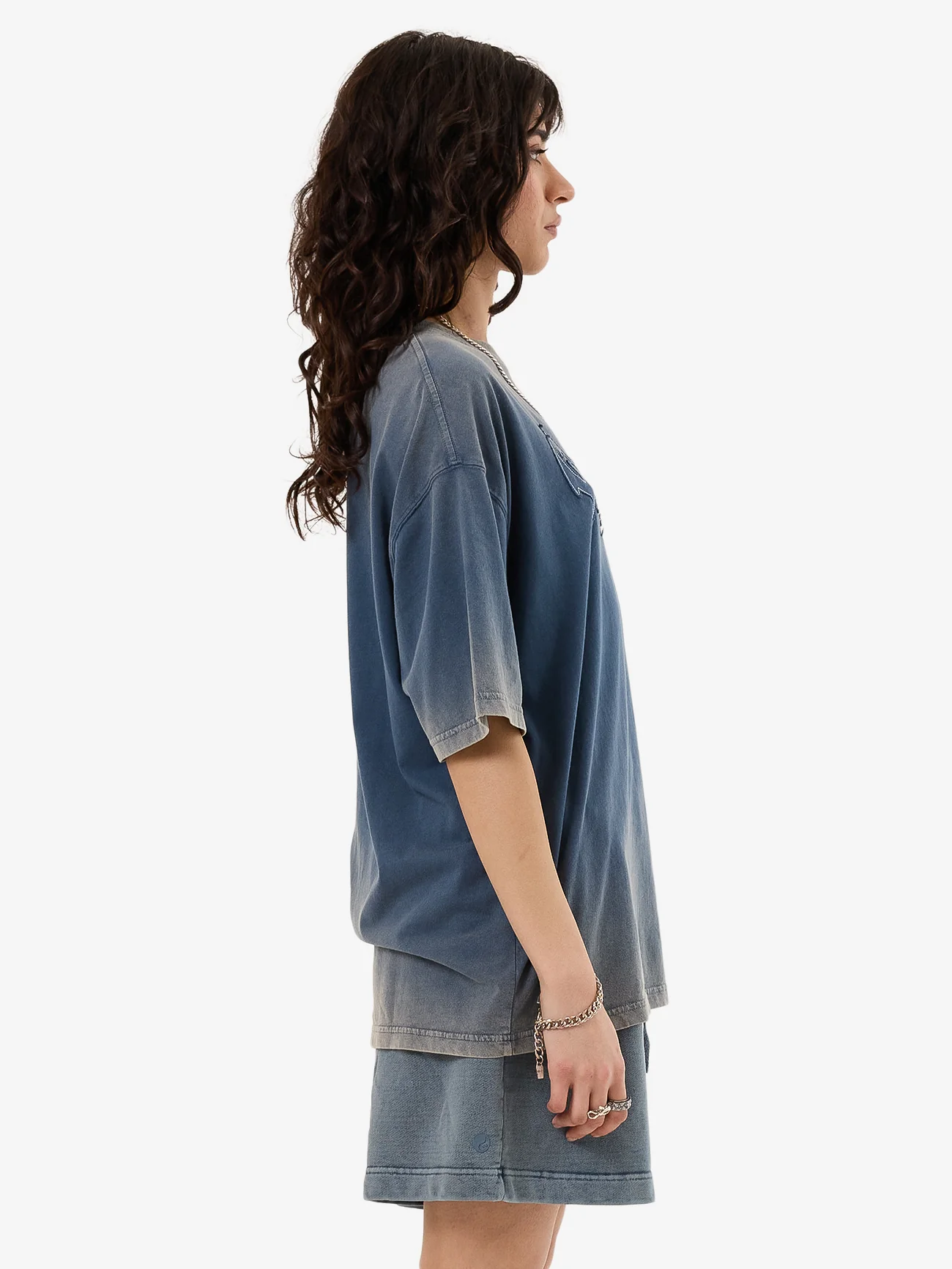 Summons Relaxed Fit Tee - Glazed Blue - Image 4