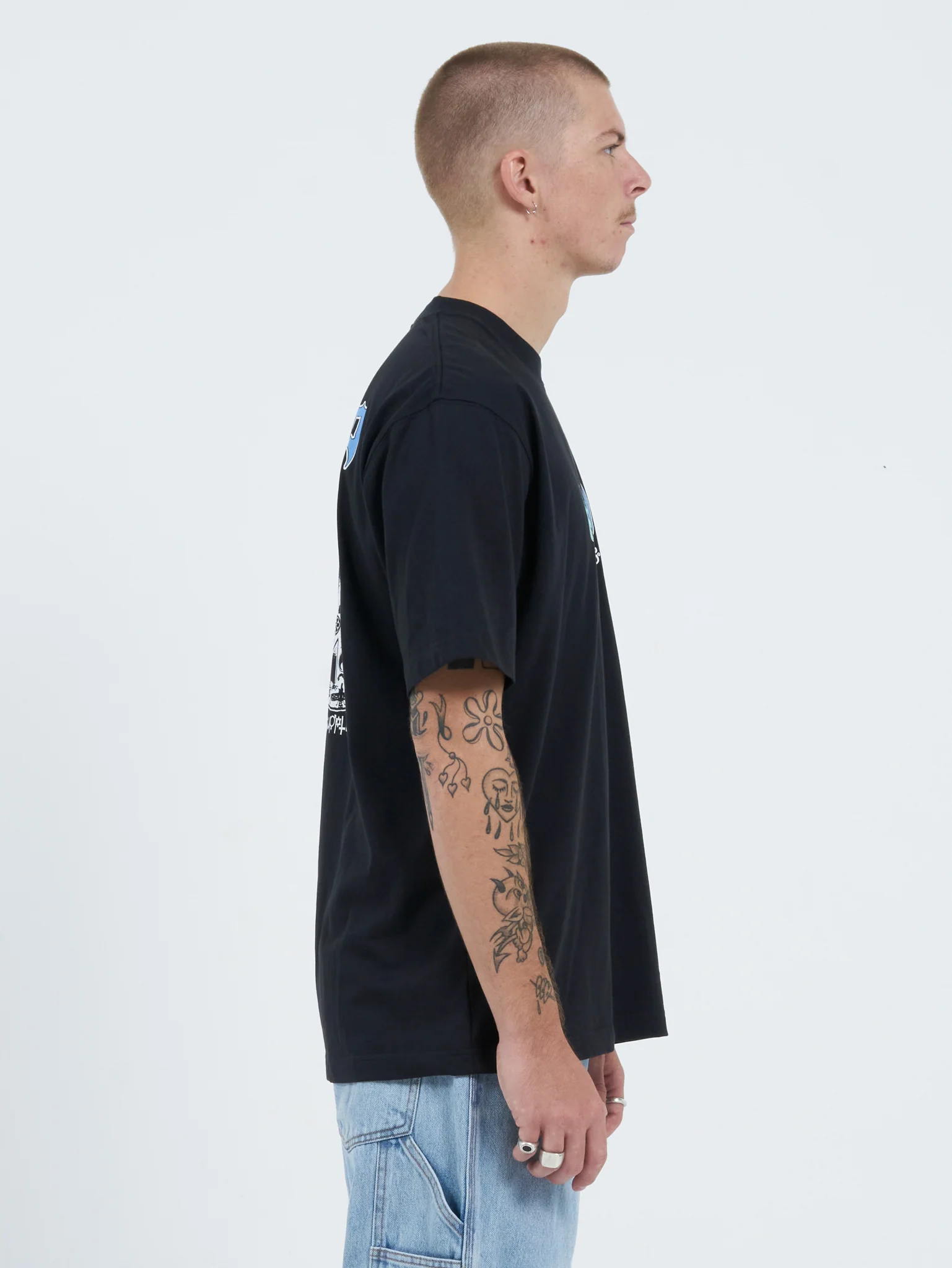Symbolist Tee - Washed Black - Image 3