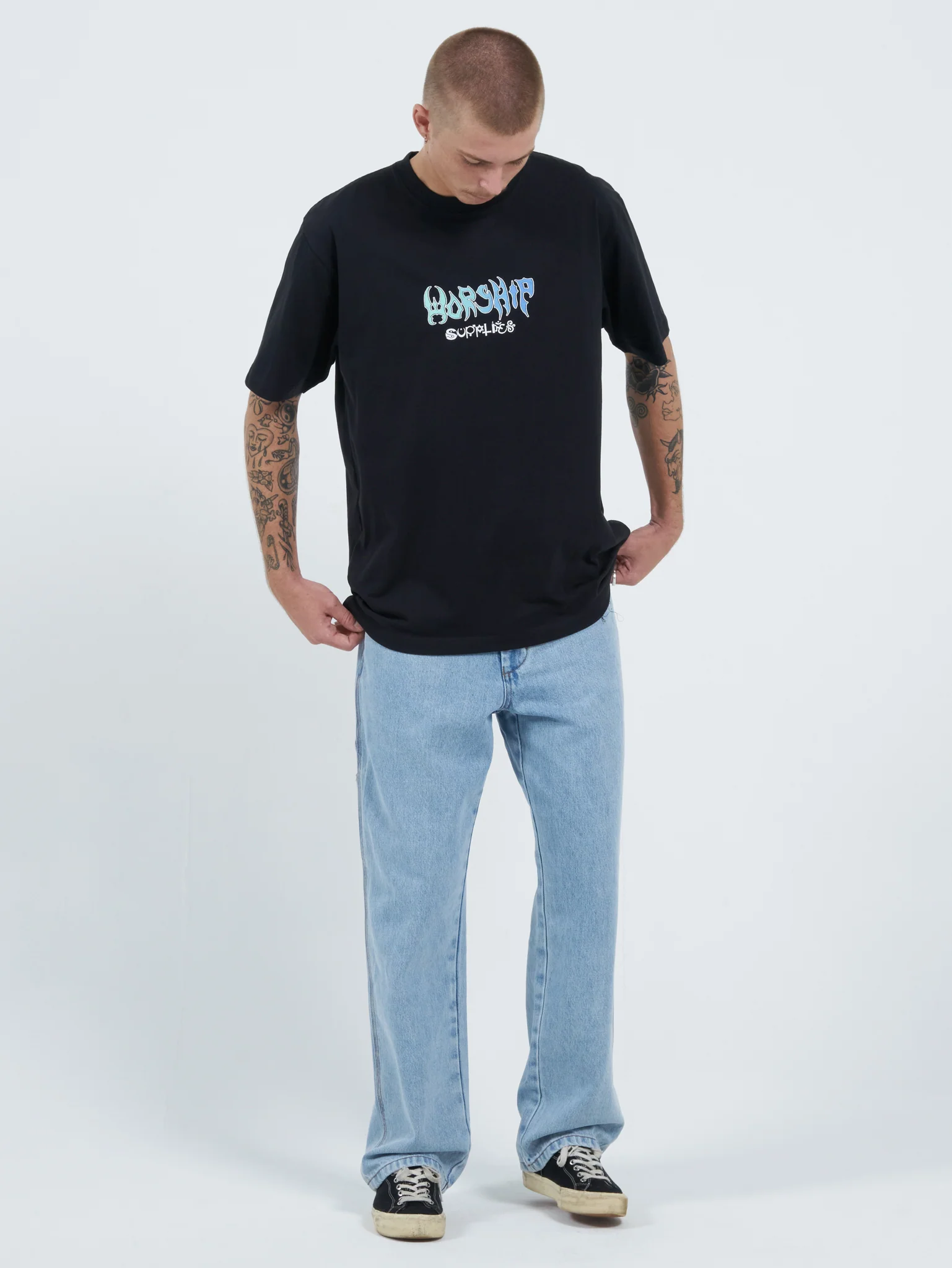 Symbolist Tee - Washed Black - Image 4