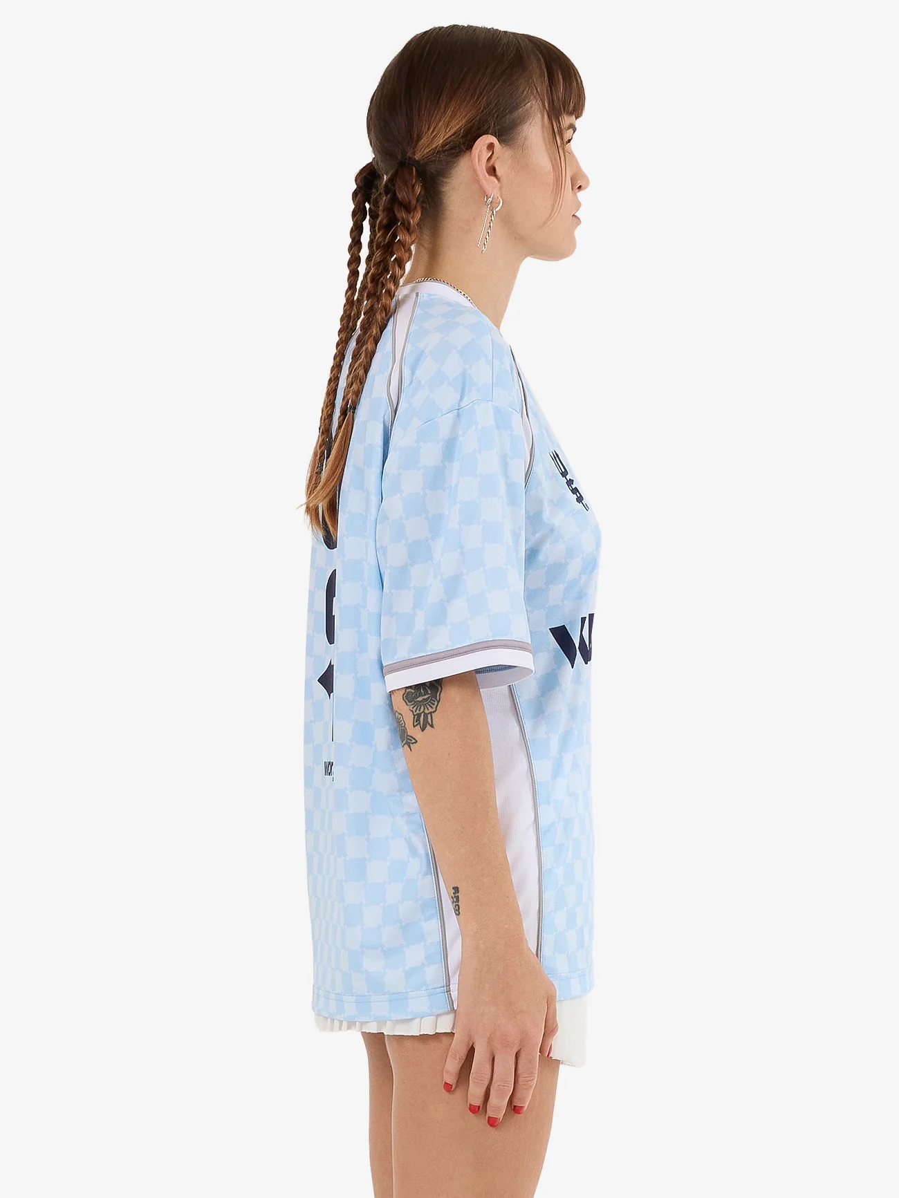 Take A Trip V Neck Football Jersey - Ice Melt - Image 4