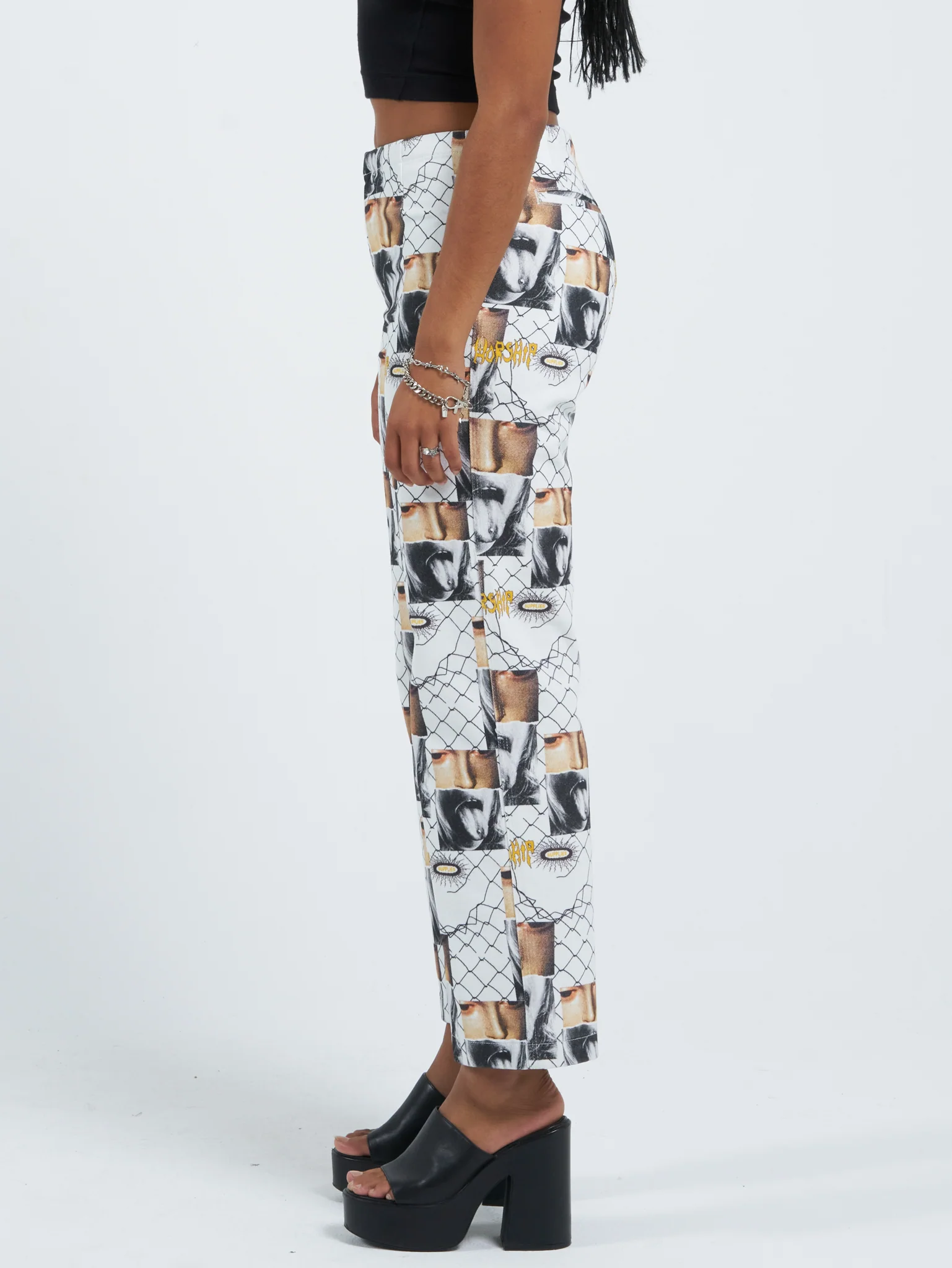 Tasty Rainbow Hiatus Pant - Off White - Image 2