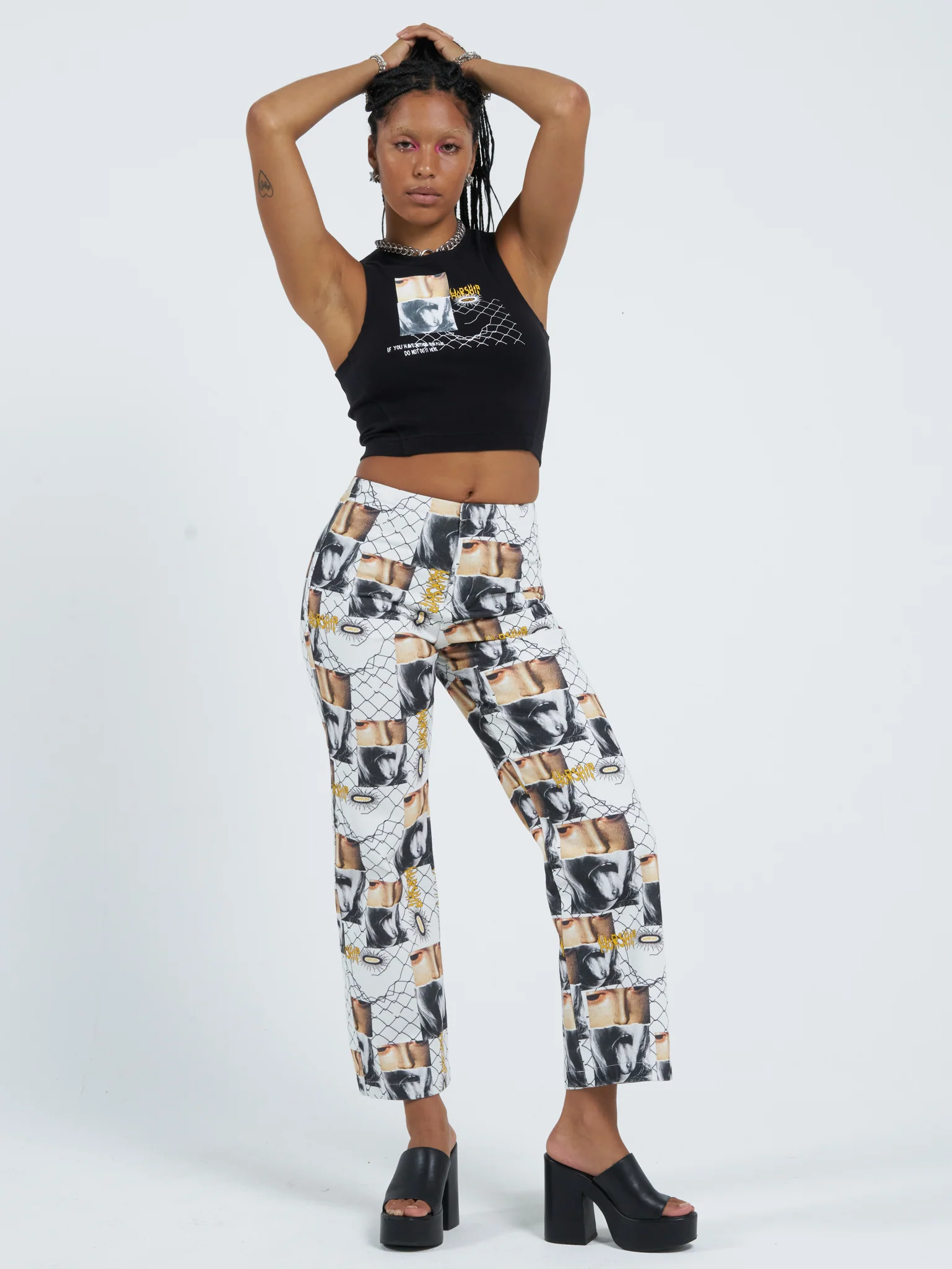 Tasty Rainbow Hiatus Pant - Off White - Image 3