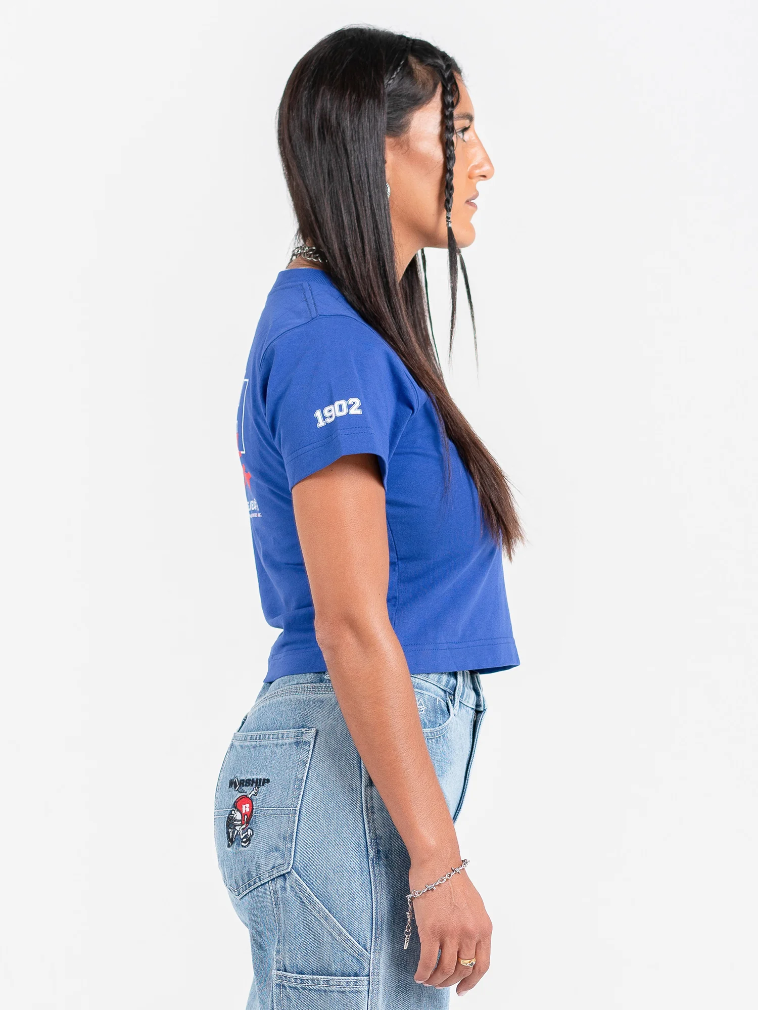 Team Spirit Boy Tee - Levitation Blue Vintage Washed - Image 7