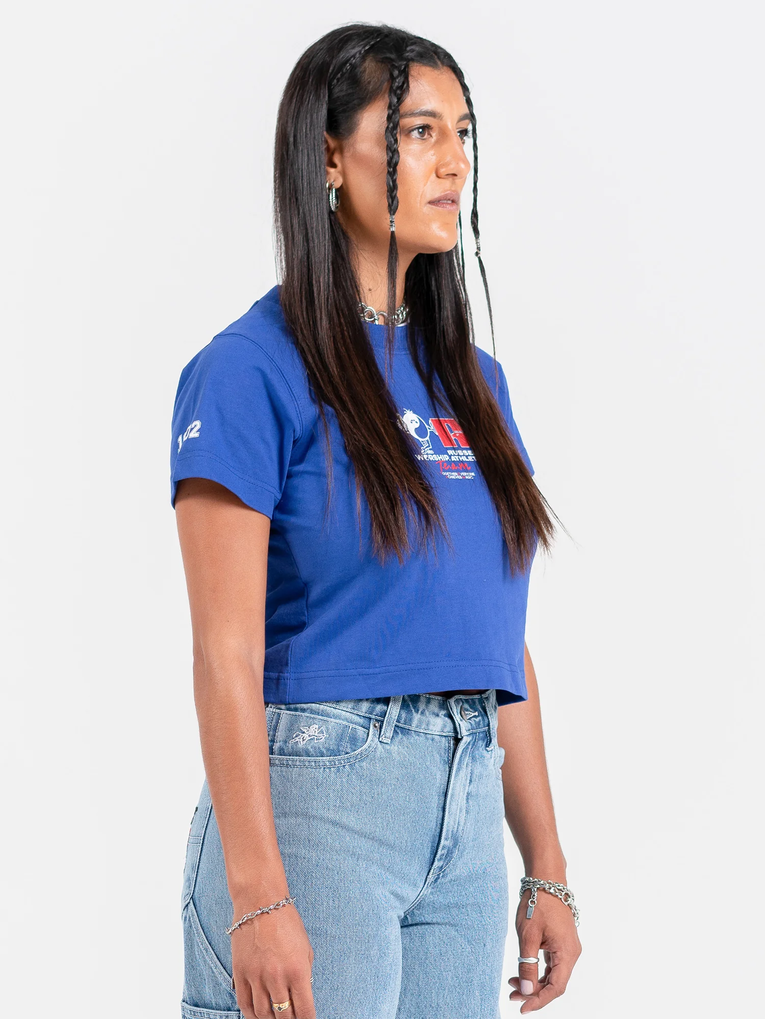 Team Spirit Boy Tee - Levitation Blue Vintage Washed - Image 8