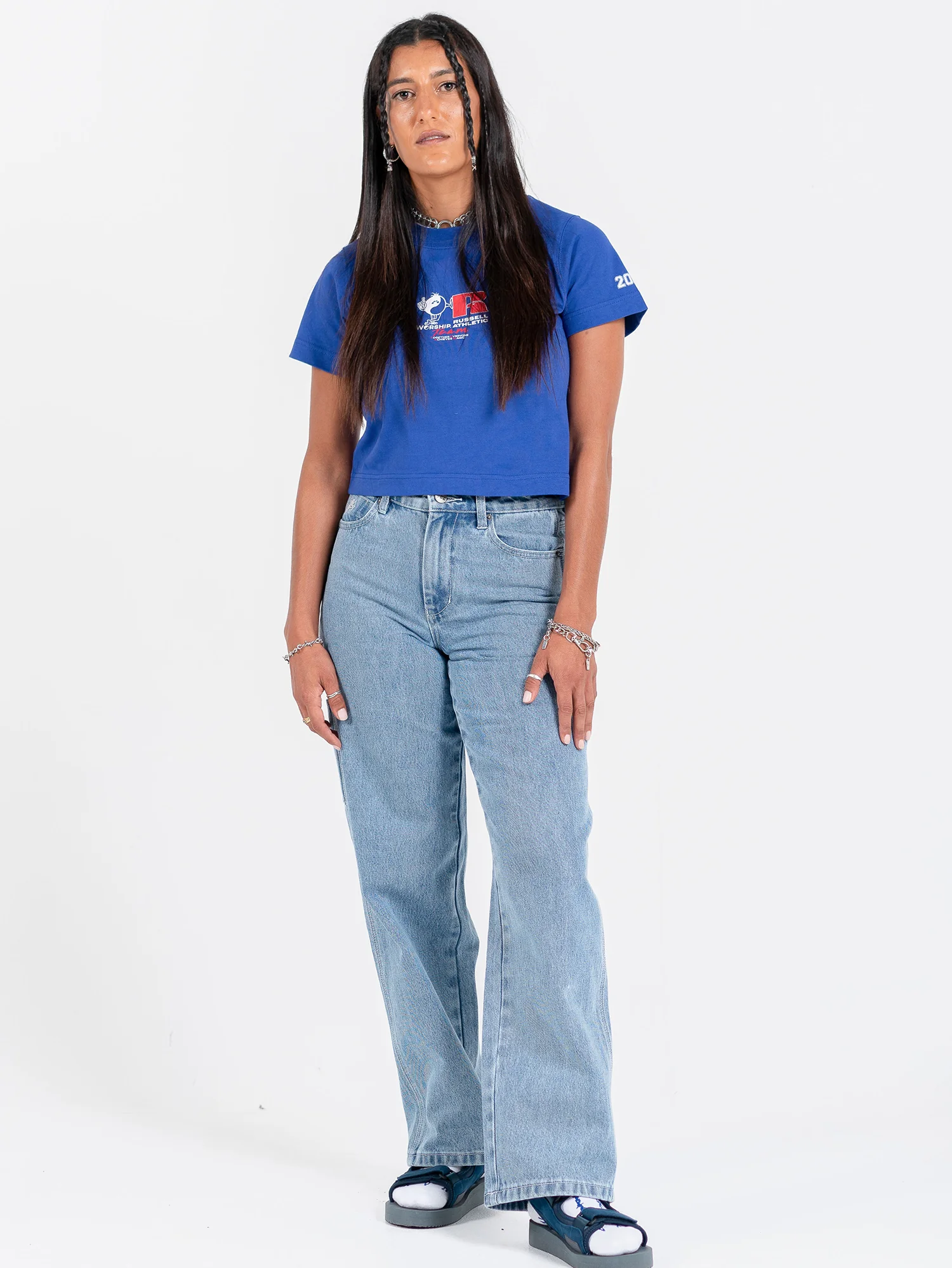 Team Spirit Boy Tee - Levitation Blue Vintage Washed - Image 9