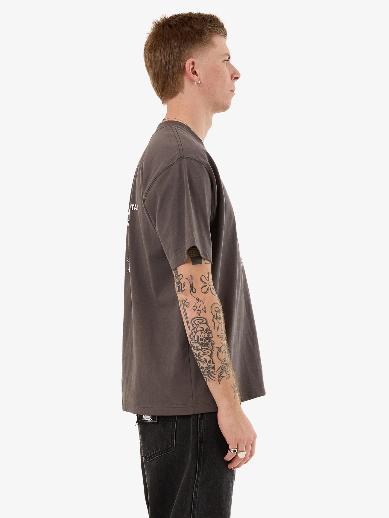 Temptation Tee - Worn Black - Image 4
