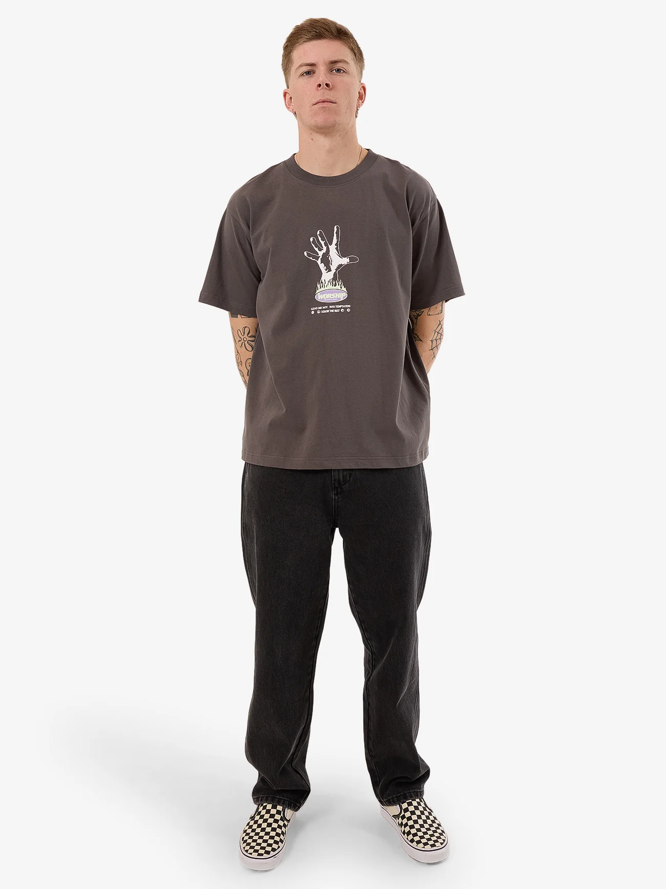 Temptation Tee - Worn Black - Image 5