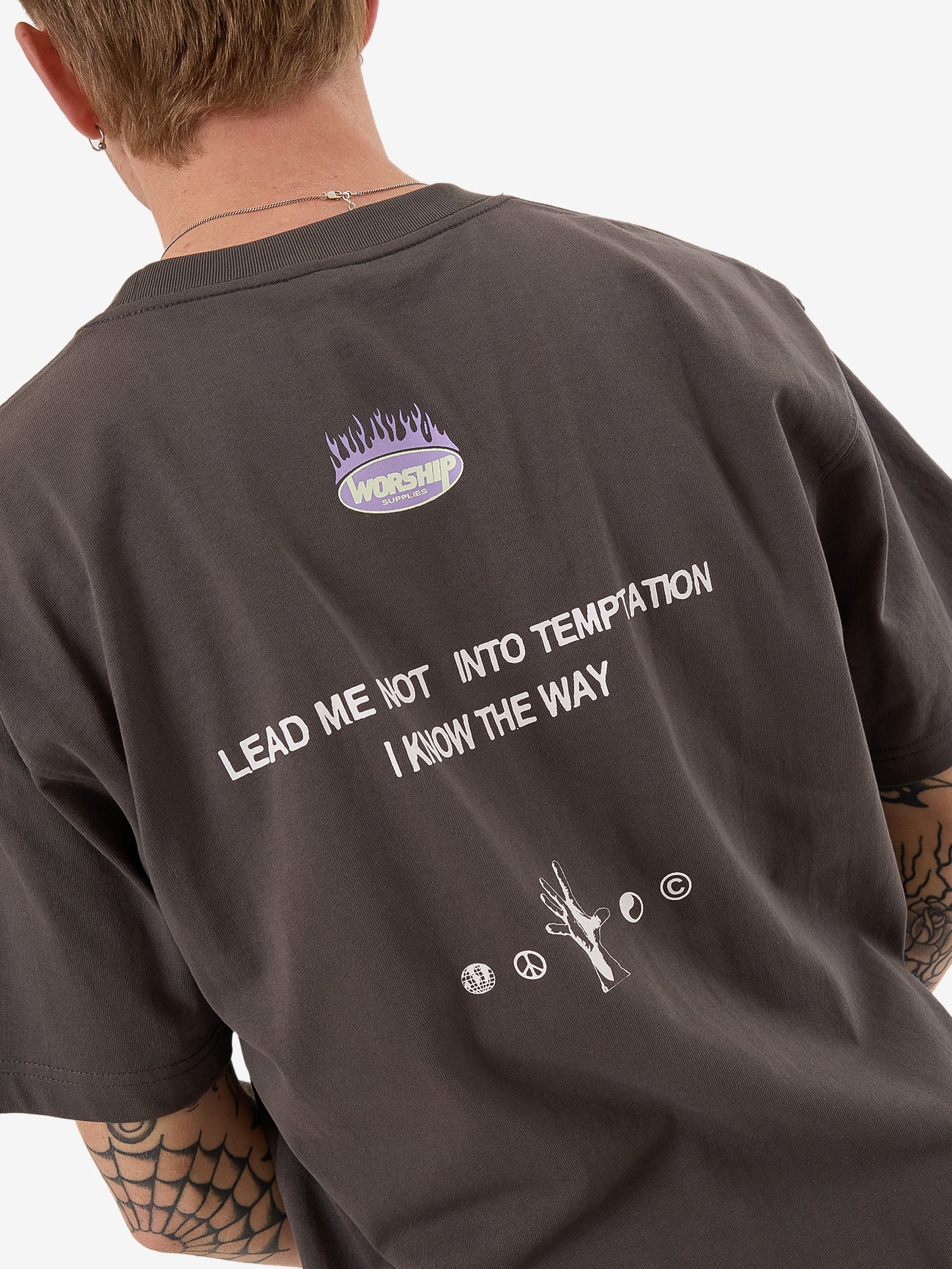 Temptation Tee - Worn Black - Image 7