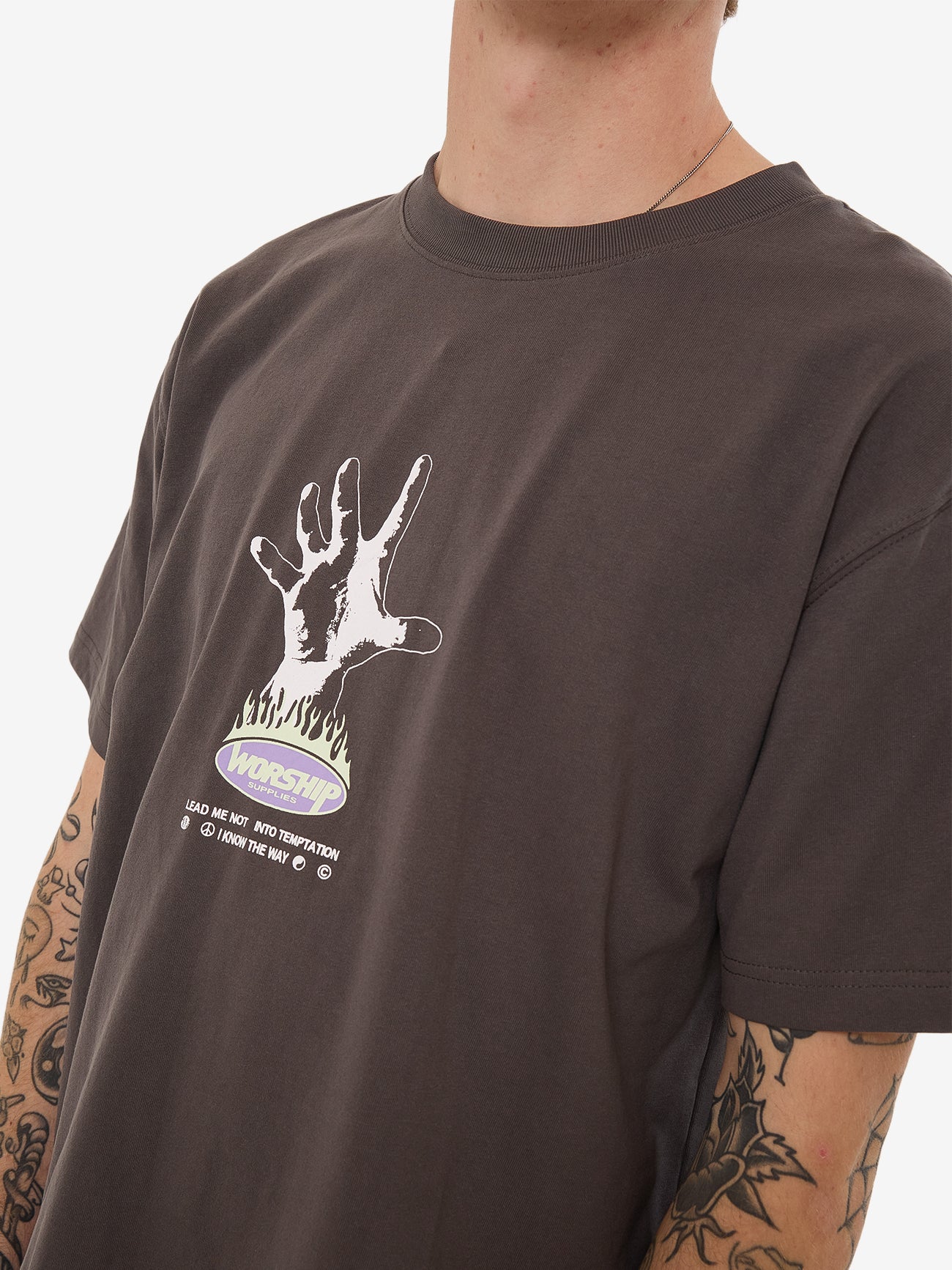 Temptation Tee - Worn Black - Image 8