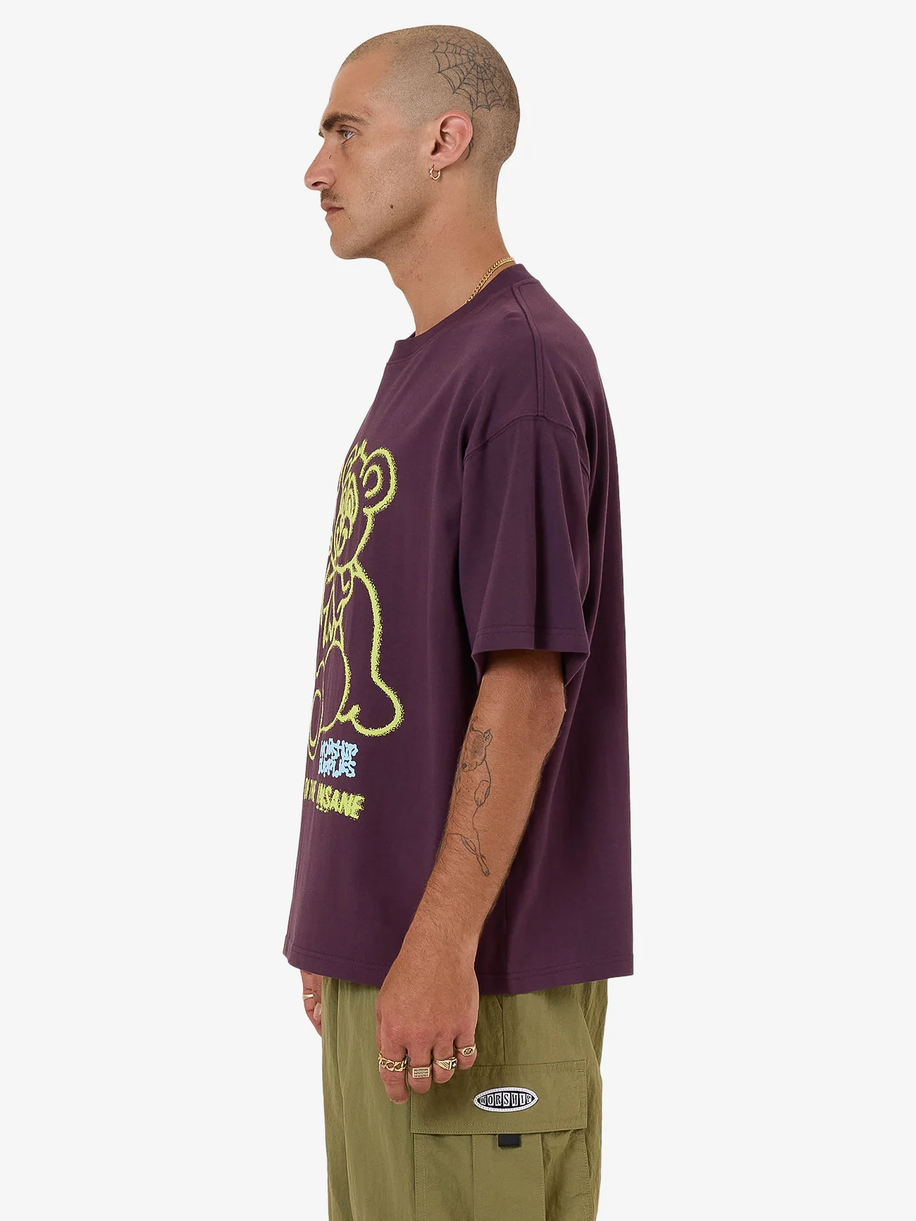 Terrain Oversized Tee - Blackberry - Image 5