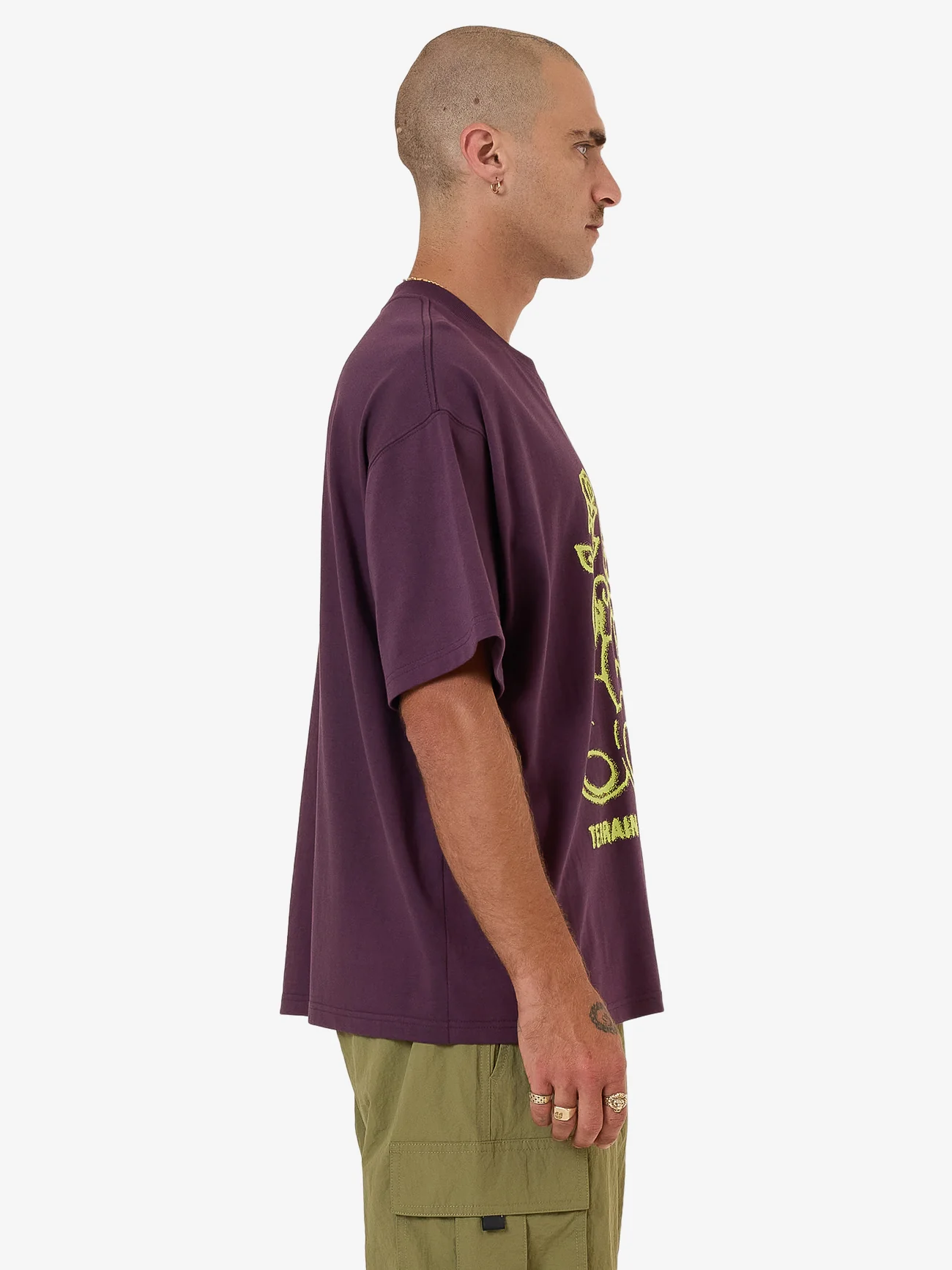 Terrain Oversized Tee - Blackberry - Image 8