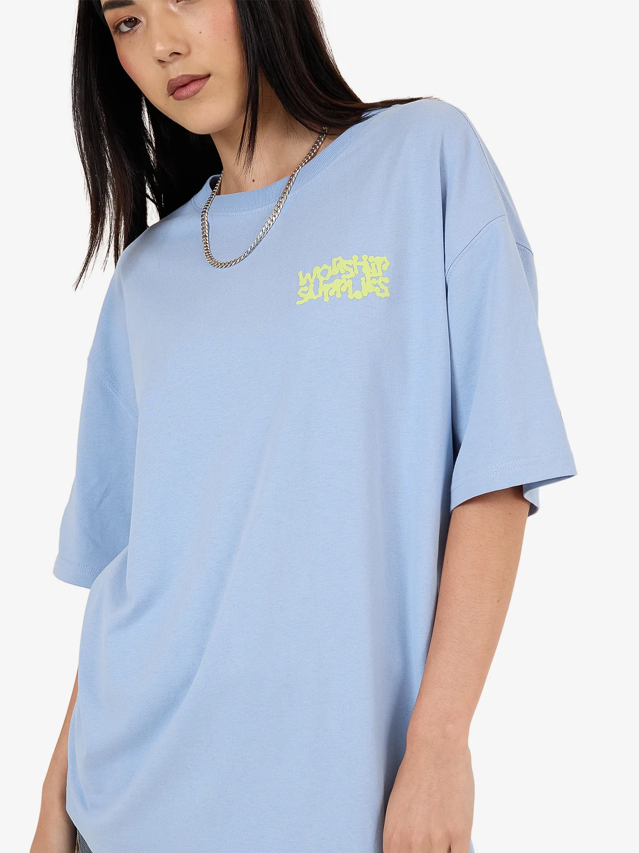 Terrain Relaxed Fit Tee - Bell Air Blue - Image 3