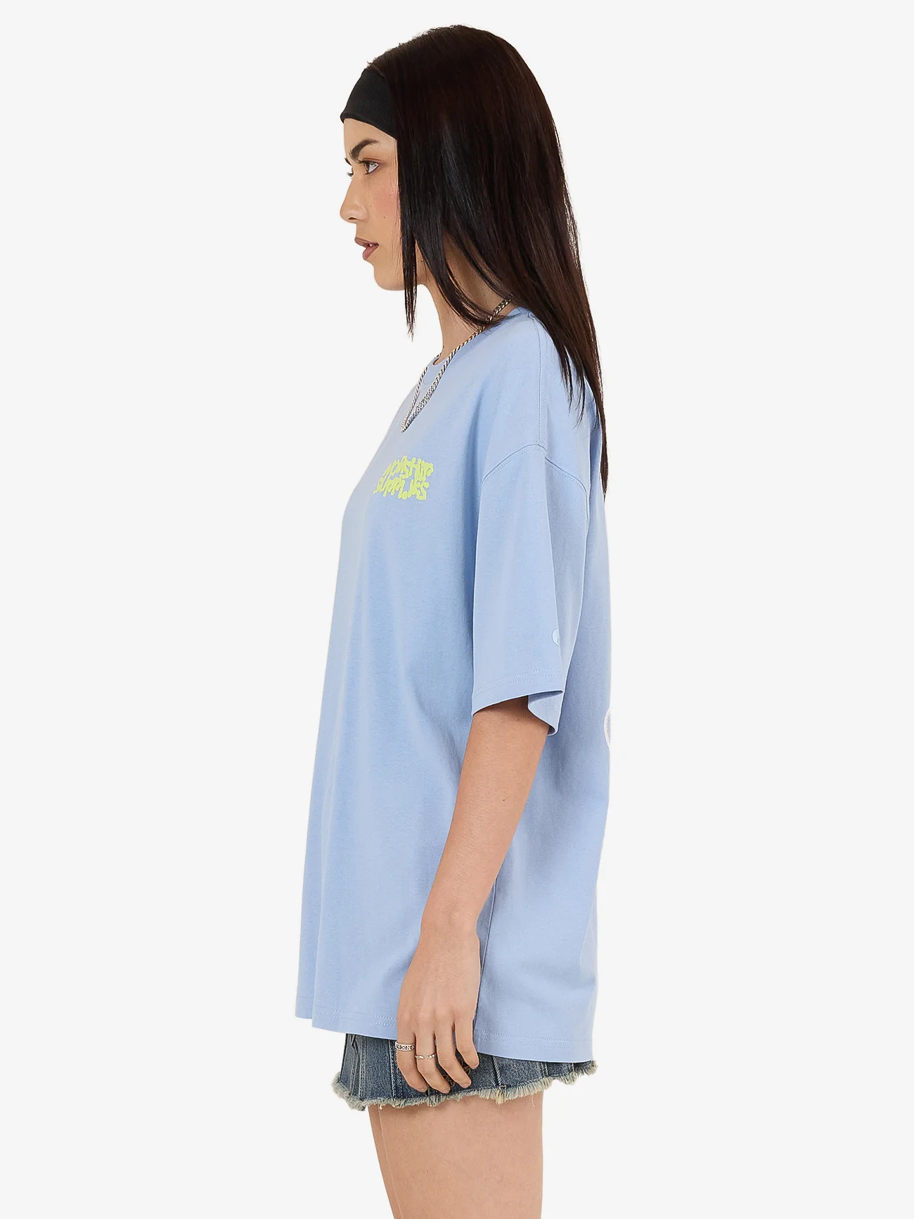 Terrain Relaxed Fit Tee - Bell Air Blue - Image 4
