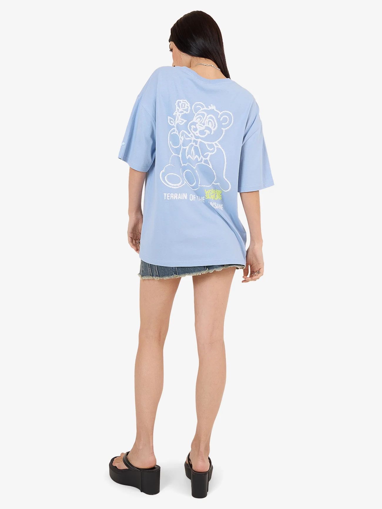 Terrain Relaxed Fit Tee - Bell Air Blue - Image 7