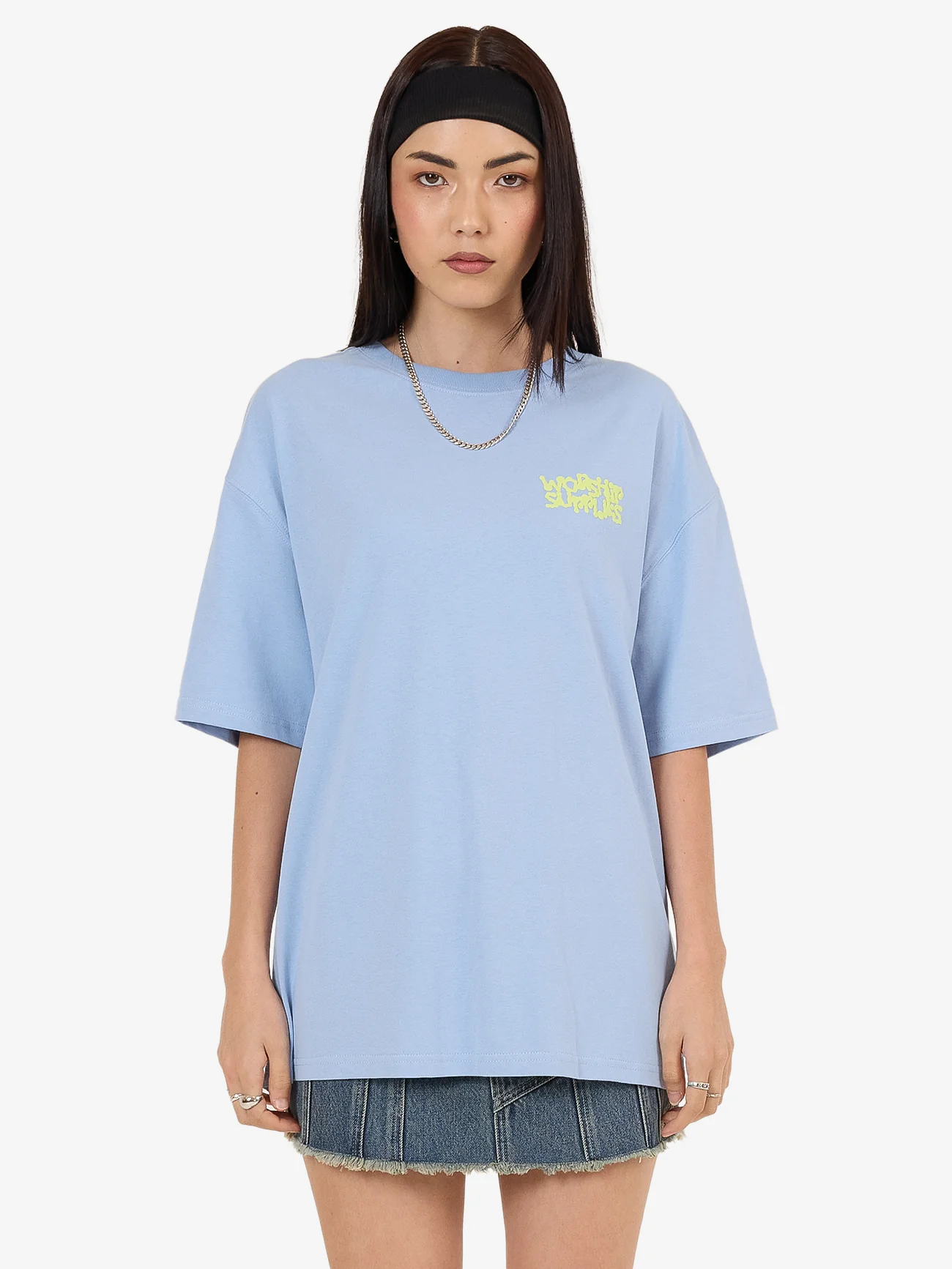 Terrain Relaxed Fit Tee - Bell Air Blue - Image 9