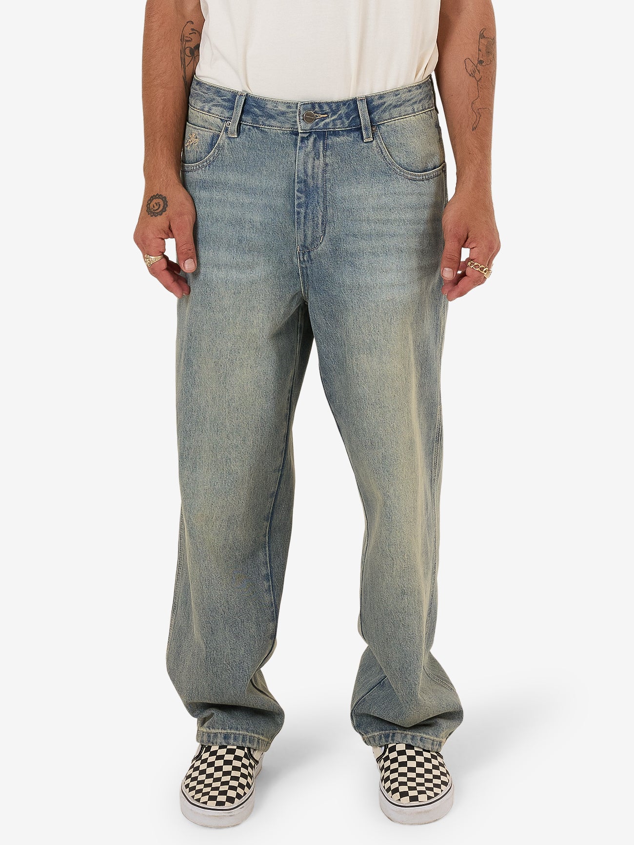 Throws Big Lounger Jean - Garage Grime Blue - Image 5