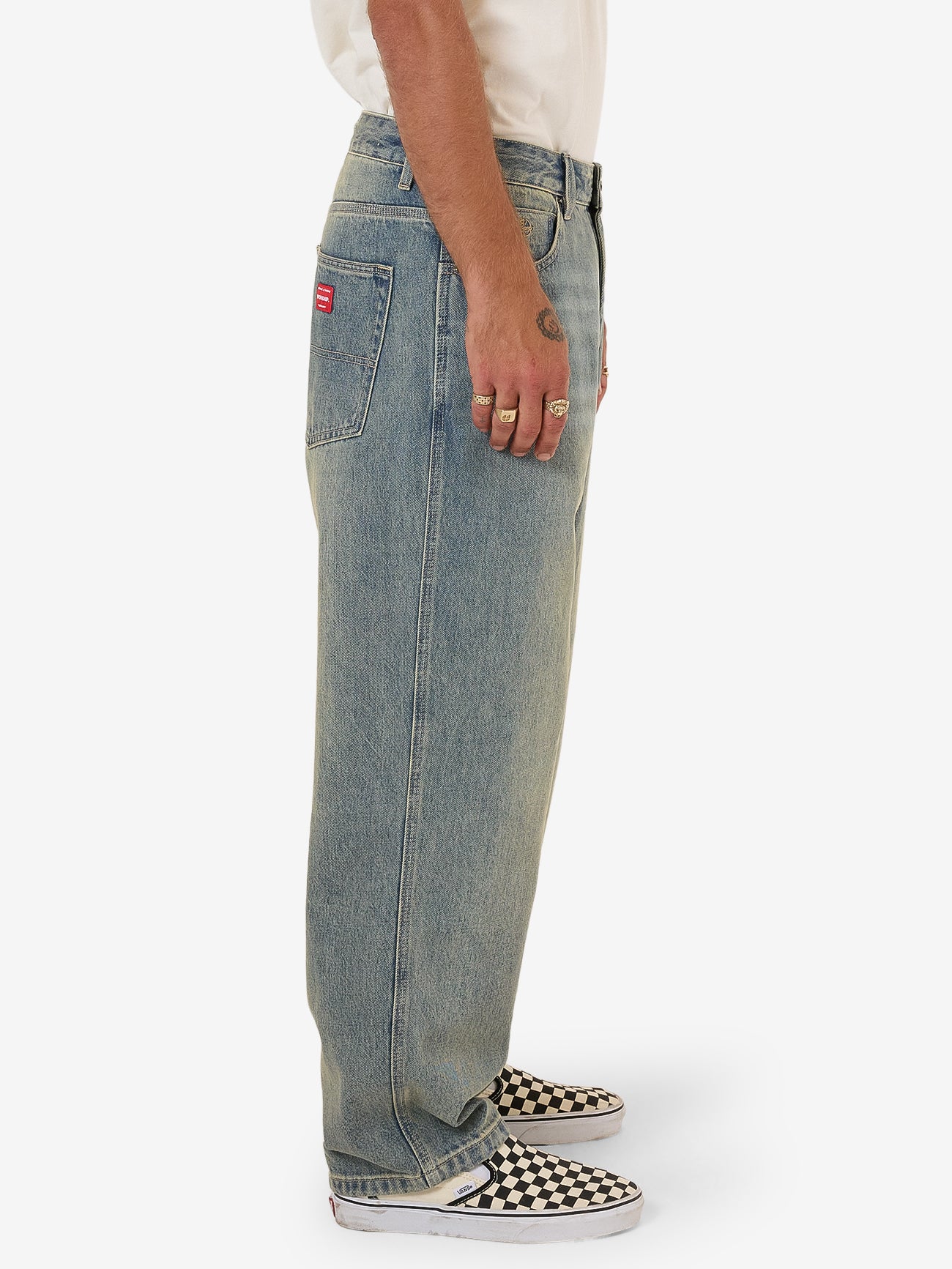 Throws Big Lounger Jean - Garage Grime Blue - Image 8