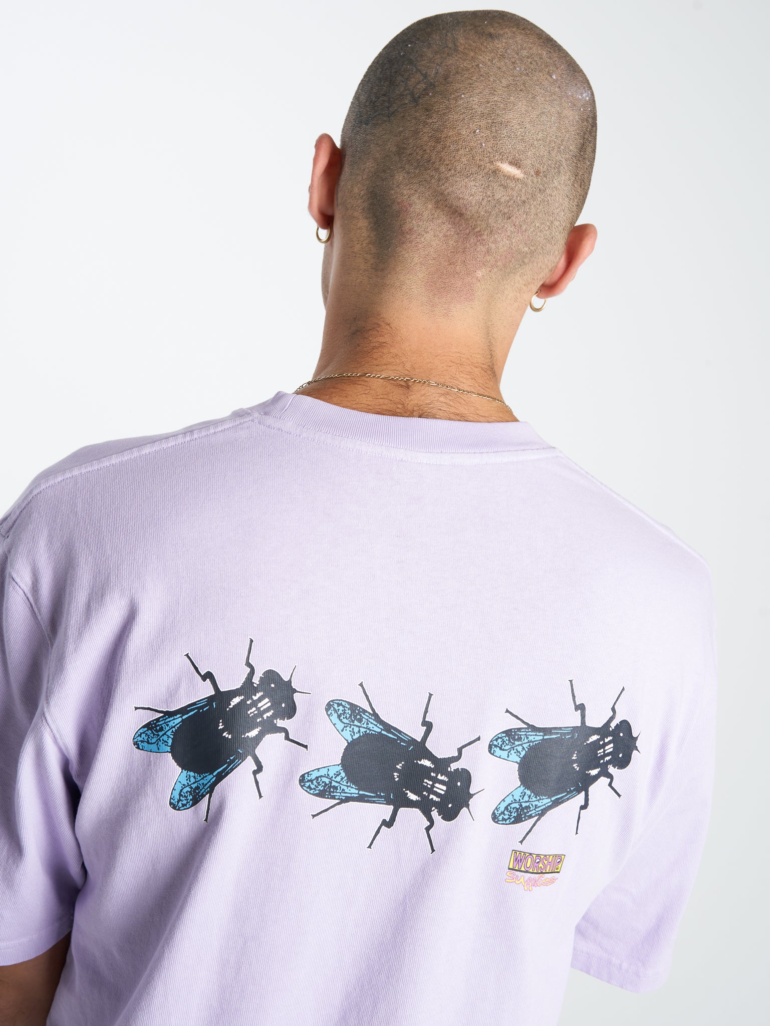Time Flys Tee - Lavender - Image 2
