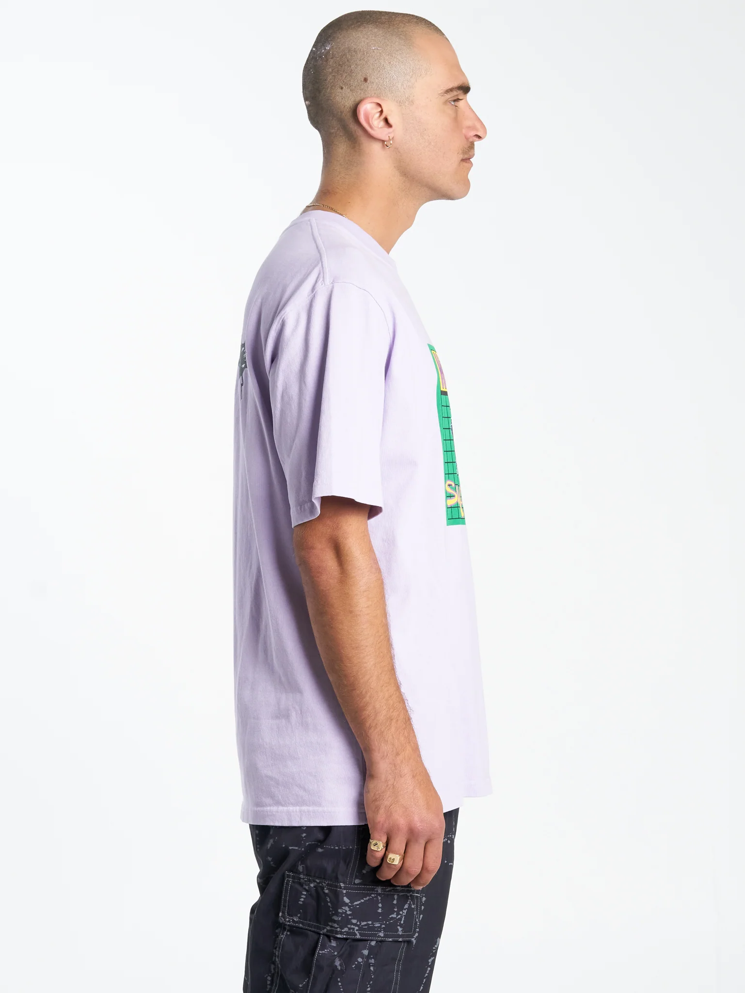 Time Flys Tee - Lavender - Image 3