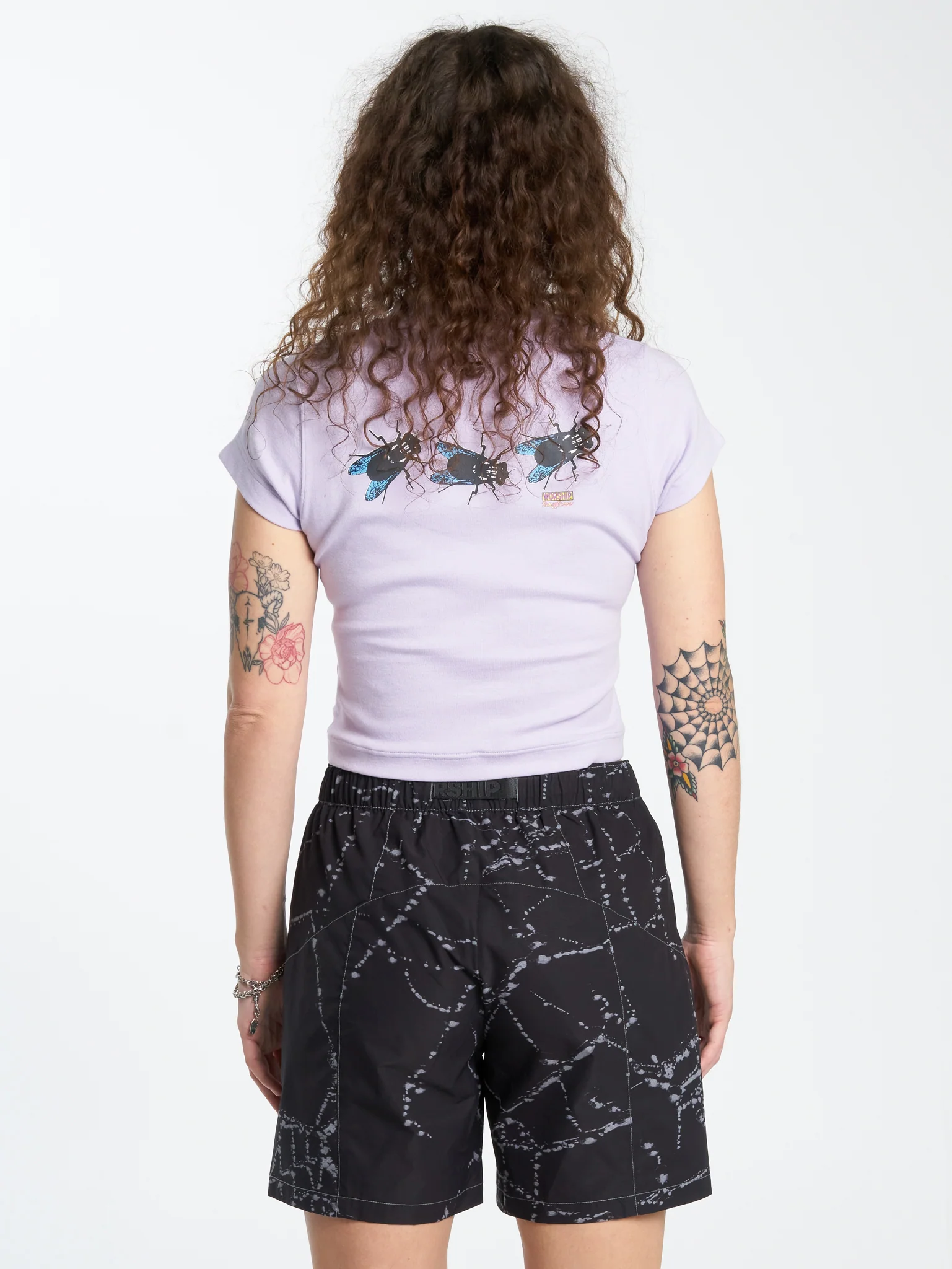 Time Flys Teeny Tee - Lavender - Image 2