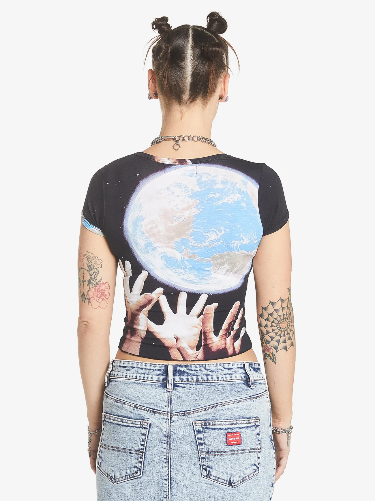 Together Cap Sleeve Top - Black - Image 2