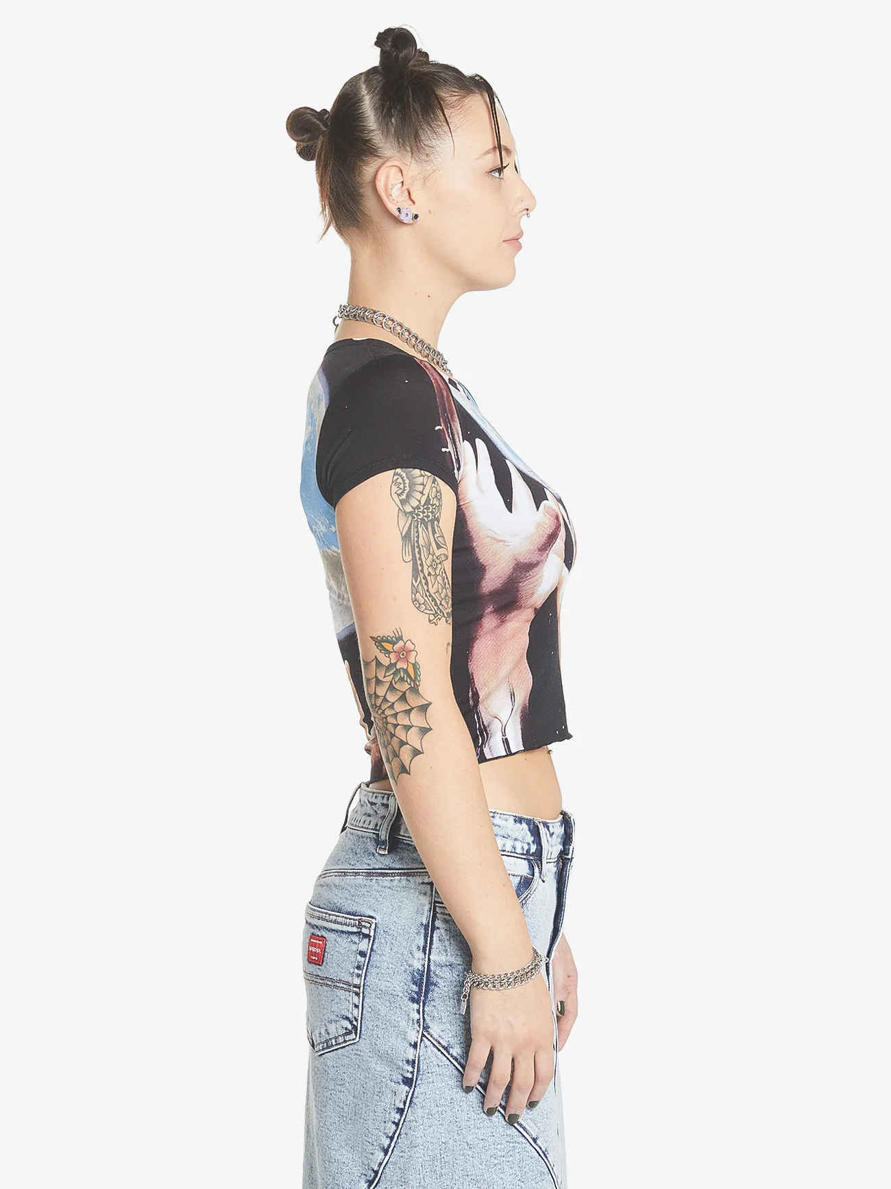 Together Cap Sleeve Top - Black - Image 3