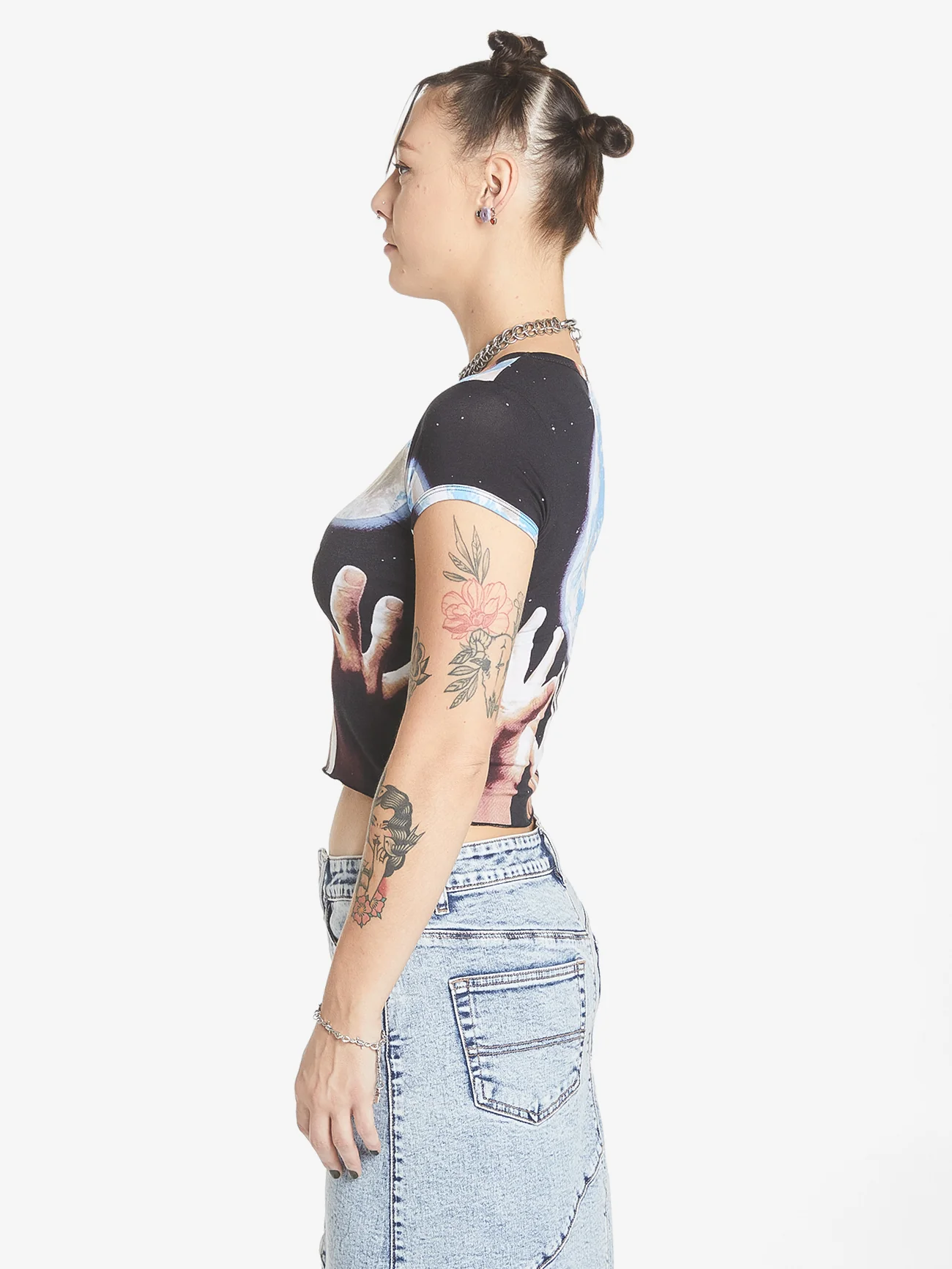Together Cap Sleeve Top - Black - Image 4