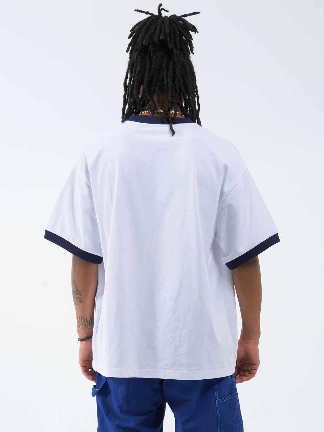Tommy Two Box Fit Oversize Ringer Tee - White - Image 5