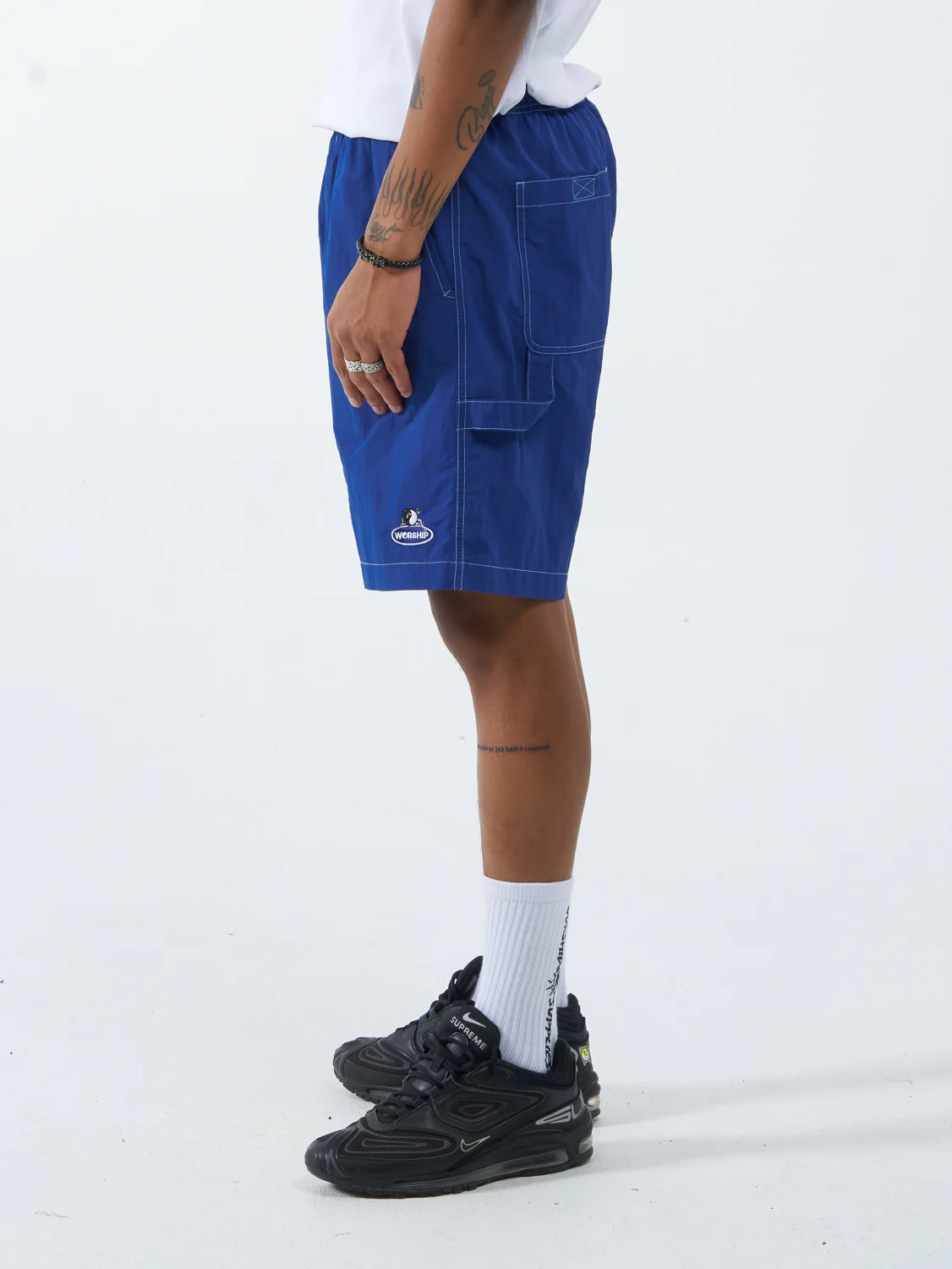 Tommy Two Nylon Carpenter Short - True Blue - Image 2