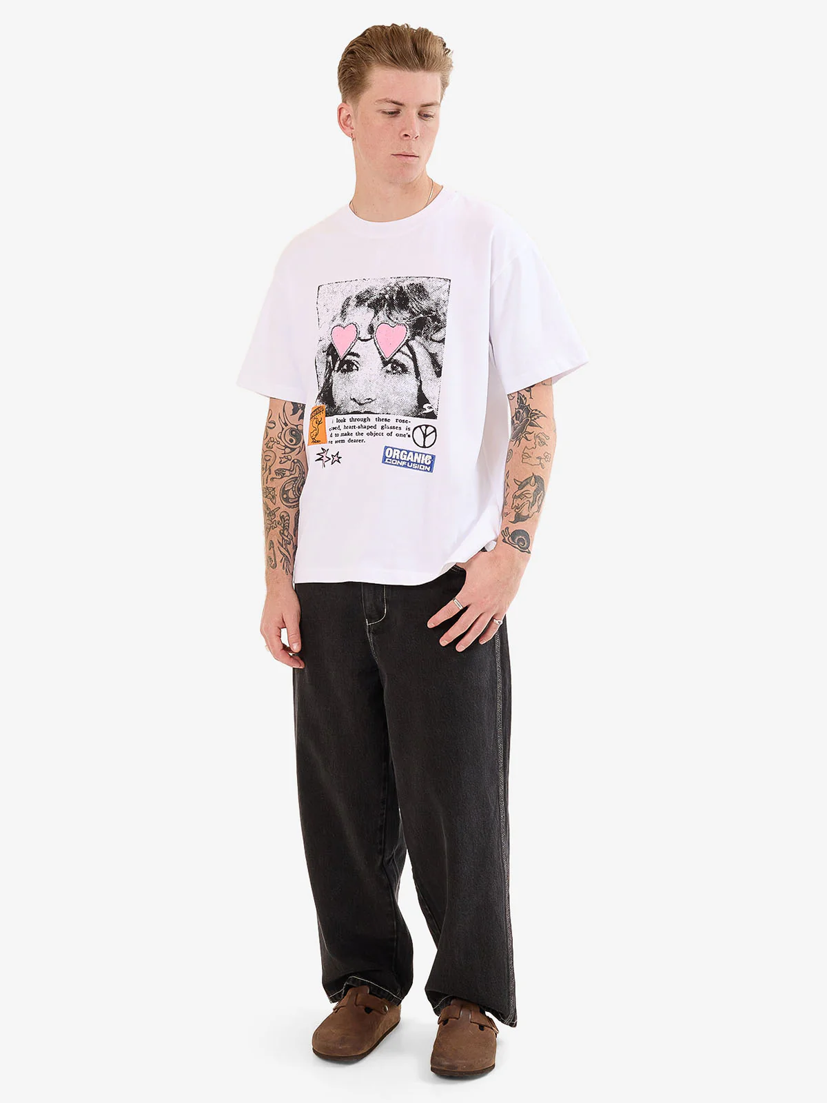 Total Confusion Tee - White - Image 3