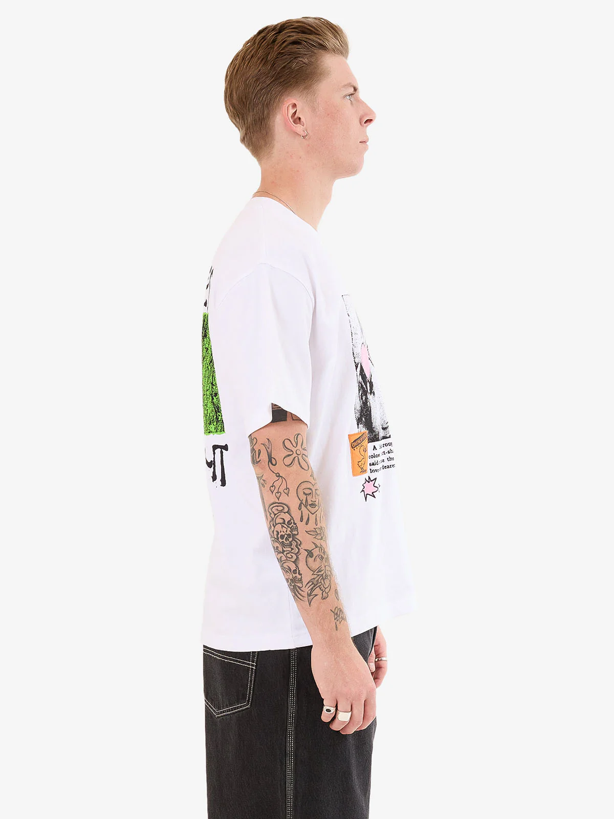 Total Confusion Tee - White - Image 7