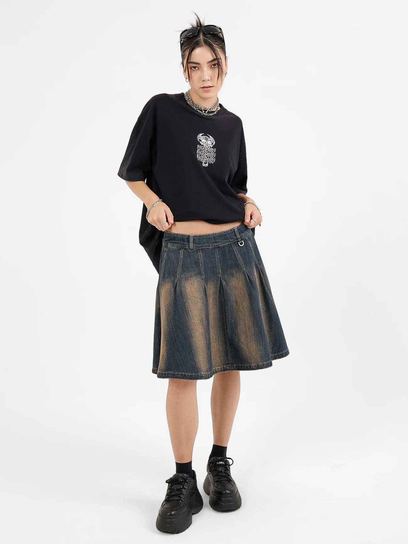Tragic Pleat Skirt - Tragic Dirt - Image 5