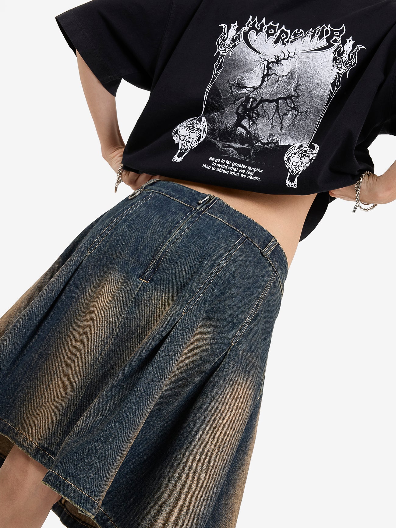 Tragic Pleat Skirt - Tragic Dirt - Image 7