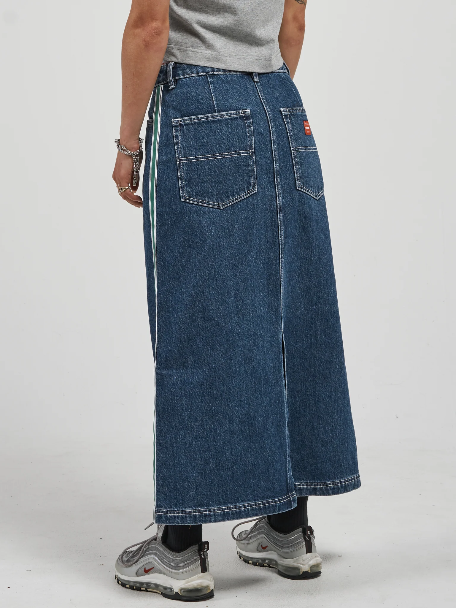 Trasher Maxi Skirt - Worship Blues - Image 4
